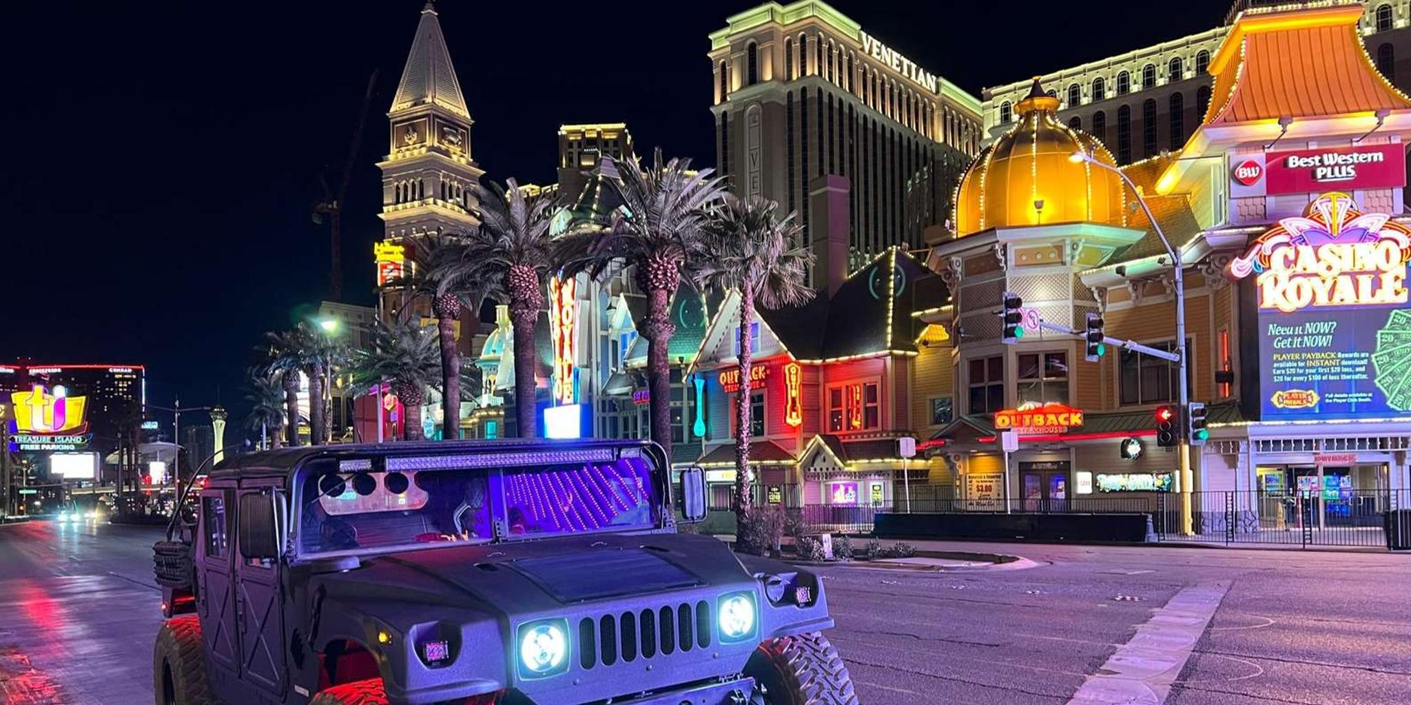 Las Vegas Strip Sightseeing Tour in a Military Hummer - Image 2