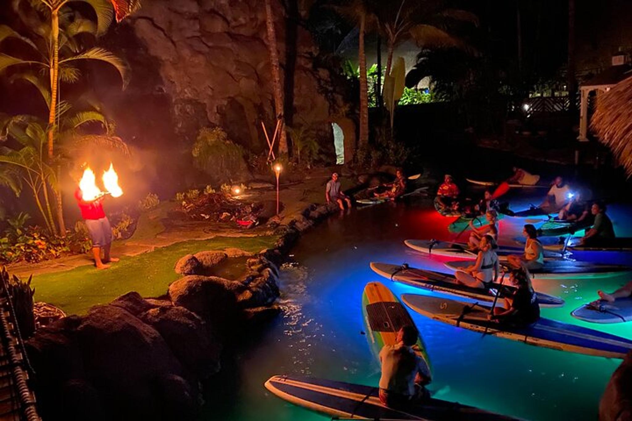 Laie Night Stand-Up Paddle and Kayak Experience