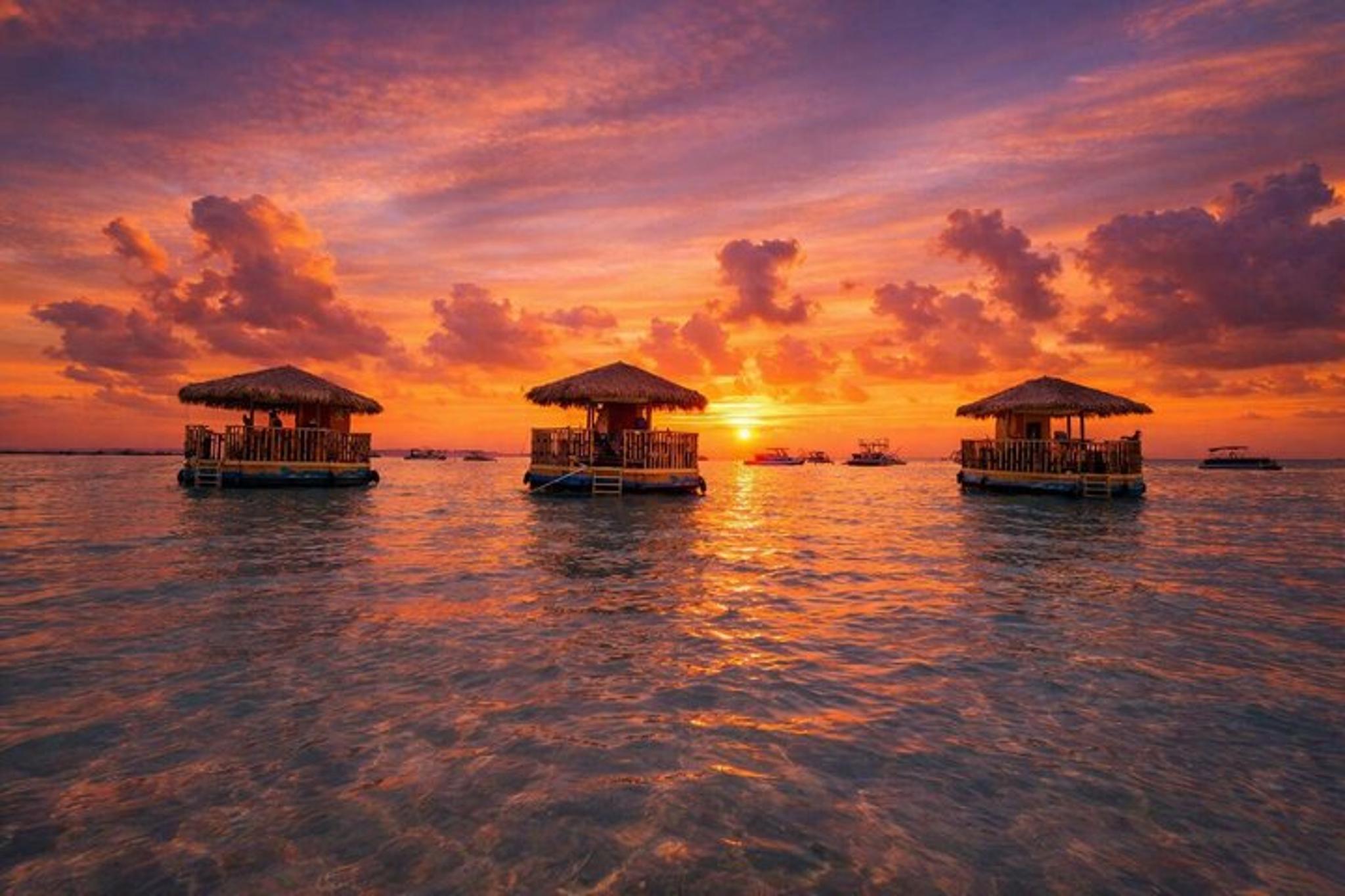 Destin Tiki Boat Tour at Sunset 1.5 hr - Image 3