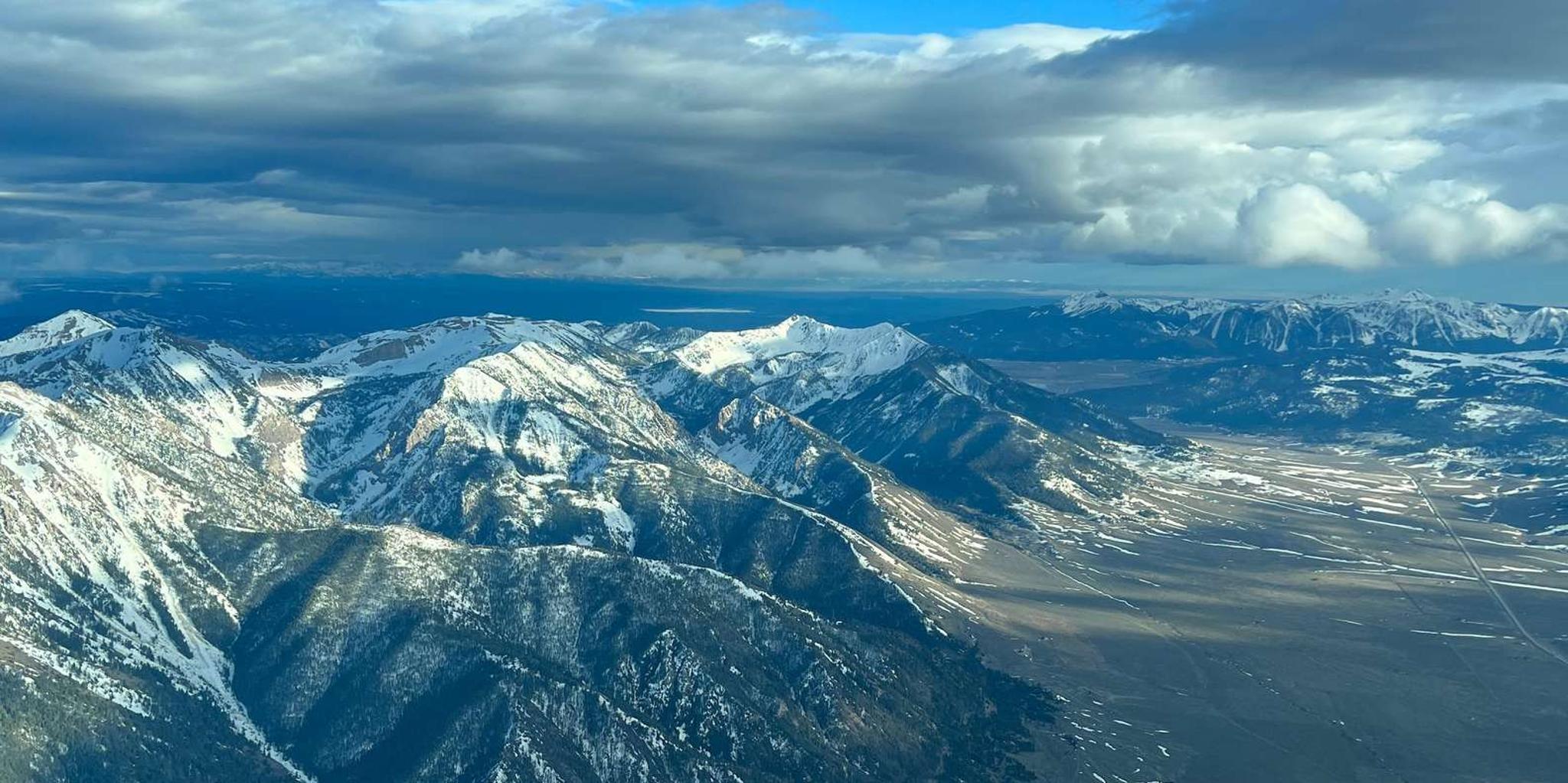 West Yellowstone Aerial Tour of Rugged Mountains 45 min