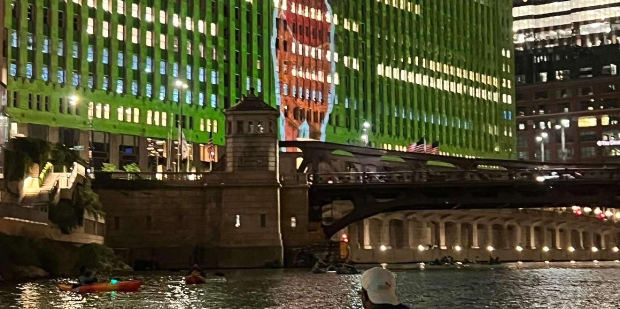 Chicago Moonlight Paddle Tour on the River