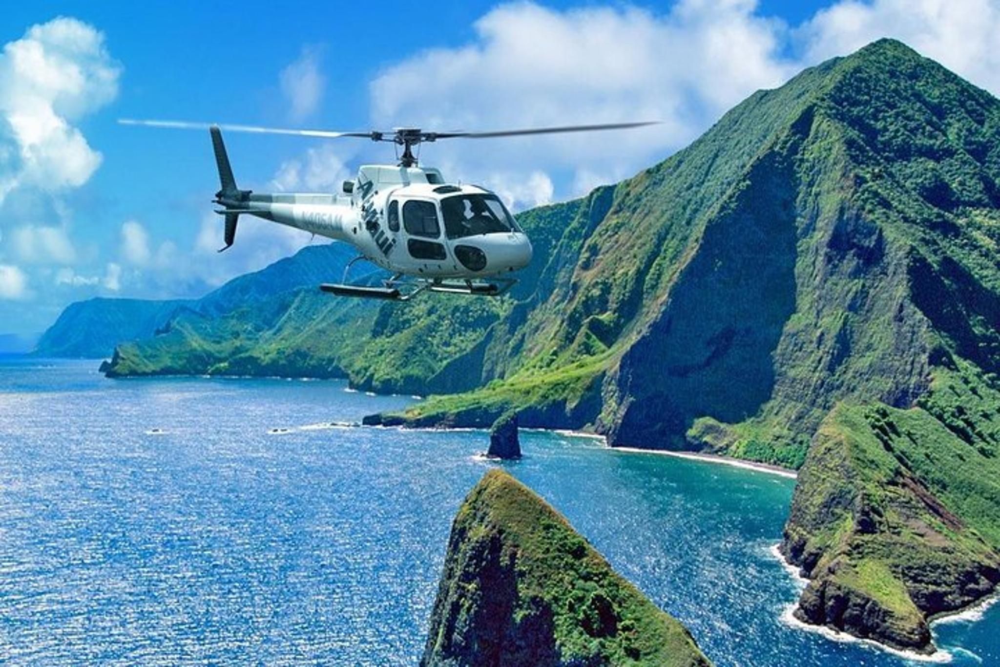 Maui Helicopter Tour Oceanfront Landing 75 Min - Image 1