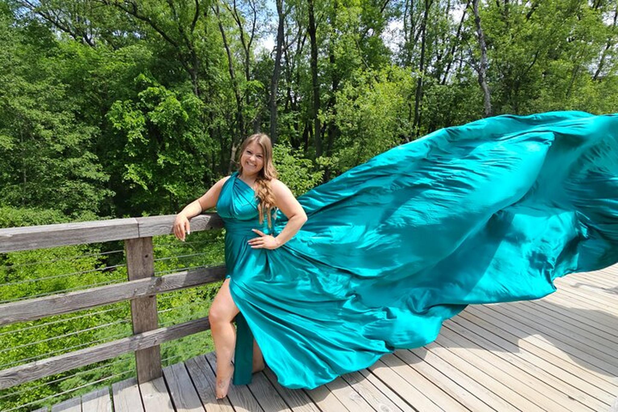 Madison Flying Dress Photo Shoot 15 min