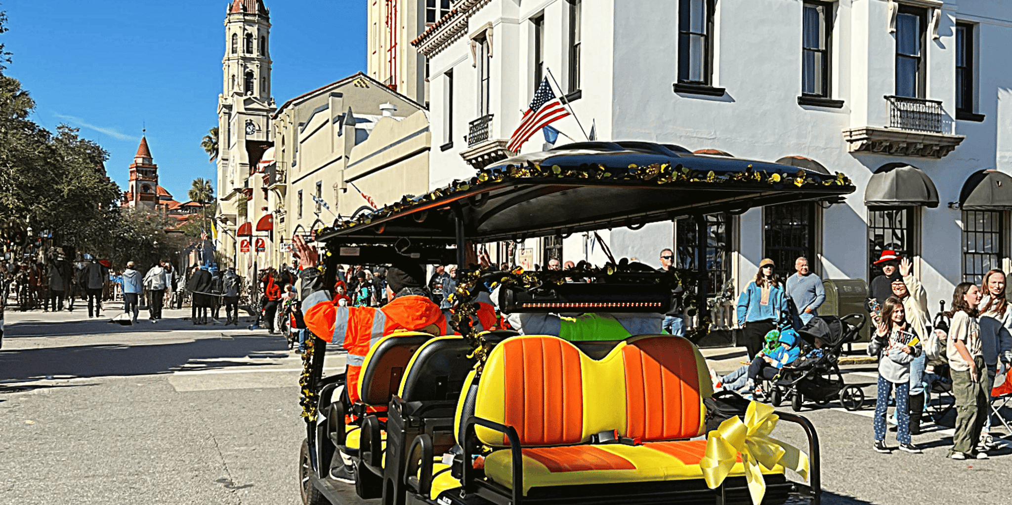 St. Augustine Private Electric Cart Tour with Pickup