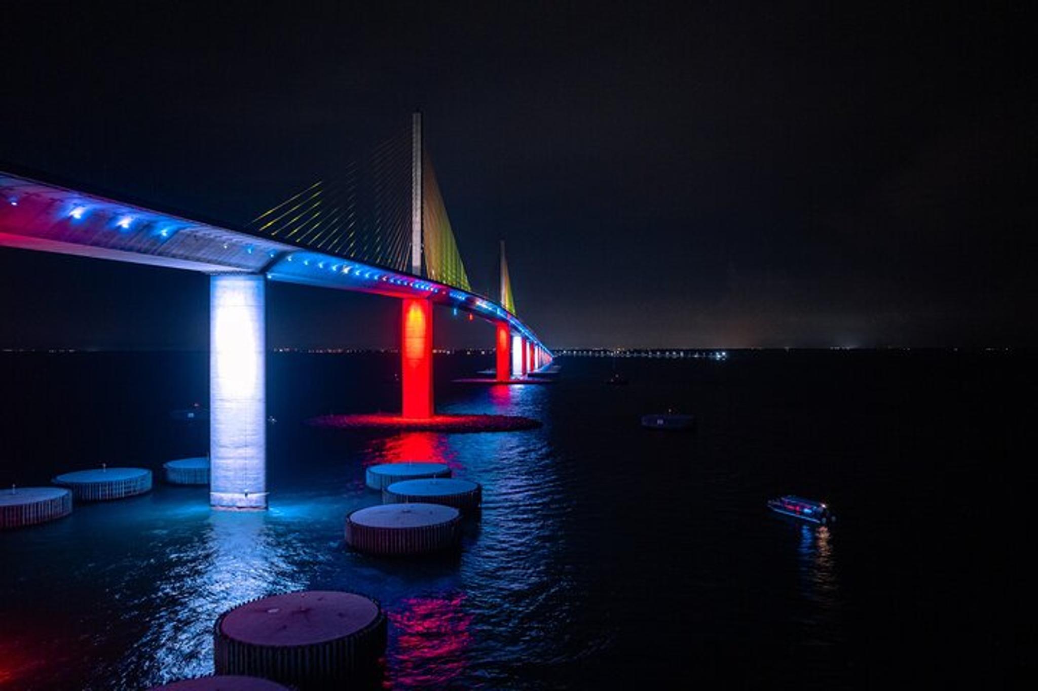 St. Pete Skyway Bridge Light Show Tour - Image 2