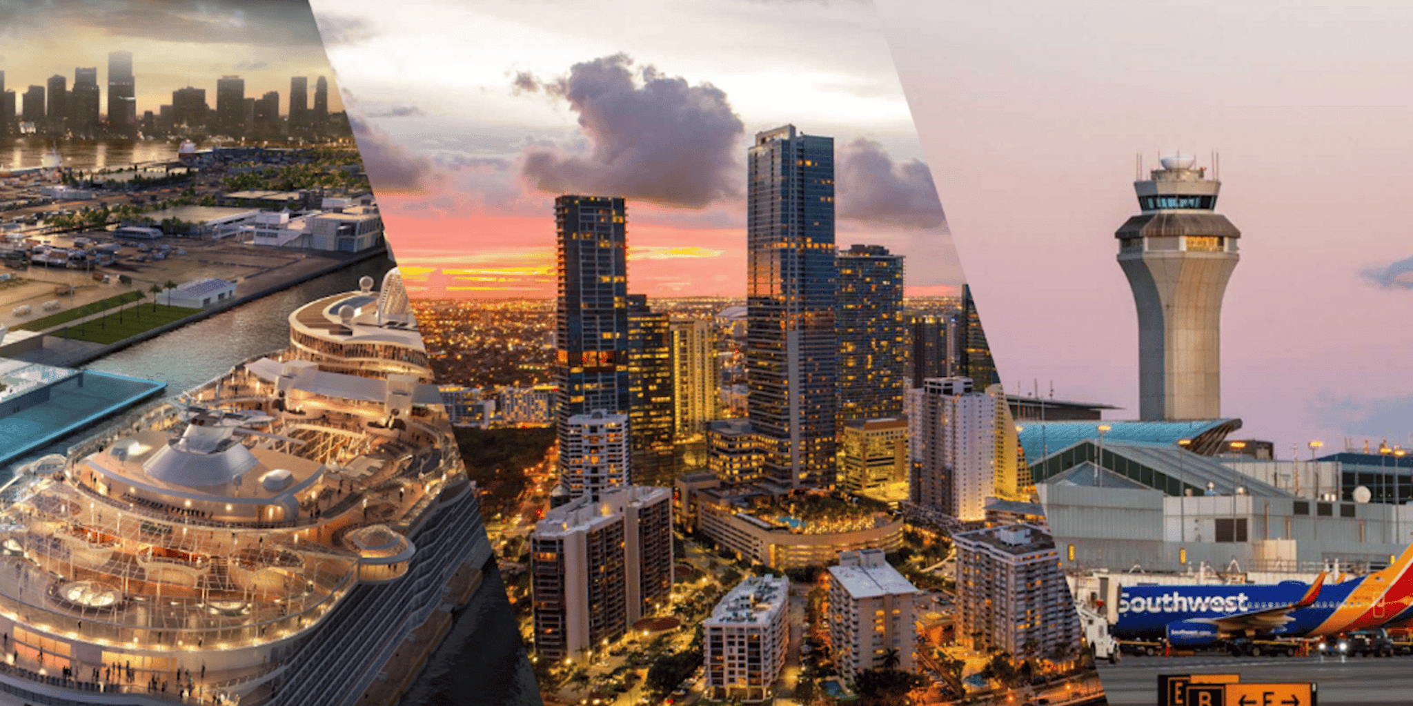 Miami Guided Tour with Cruise and Airport Transfer
