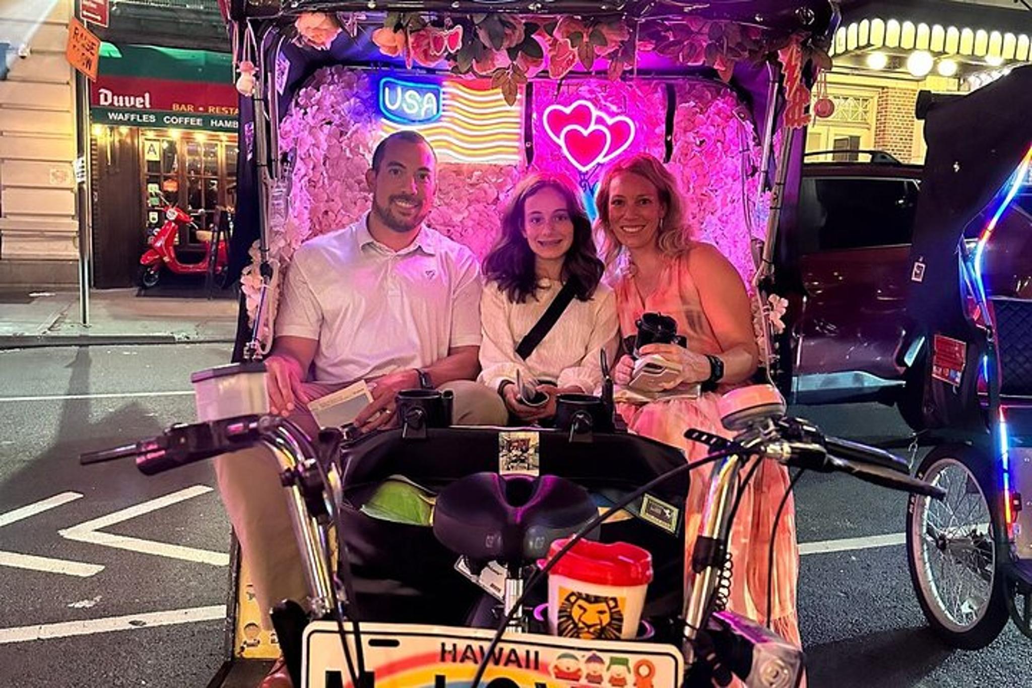 New York City Pedicab Tour with Broadway Show Pickup