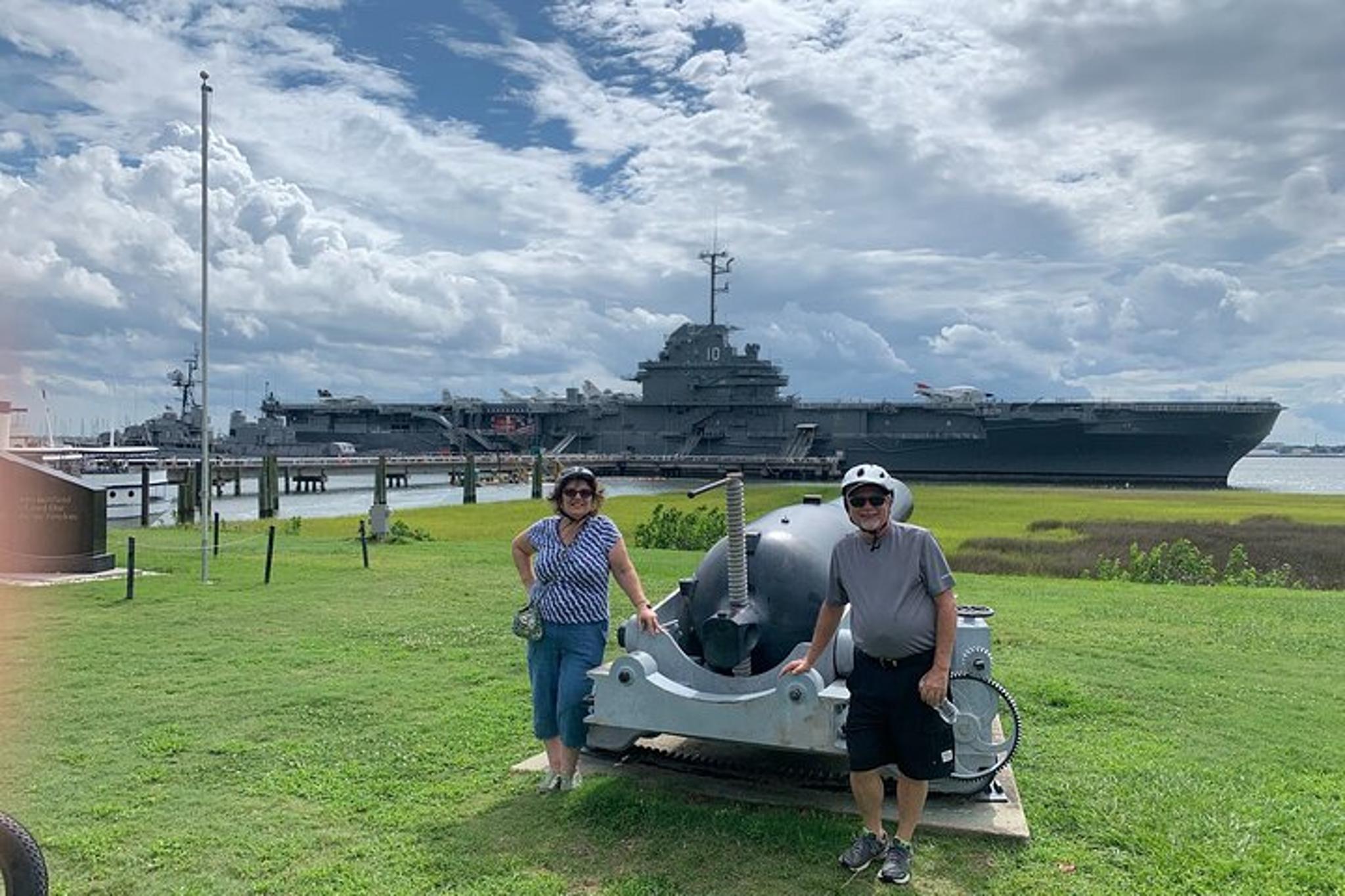 Charleston Harbor E-Bike Tour with Milkshake Stop - Image 4