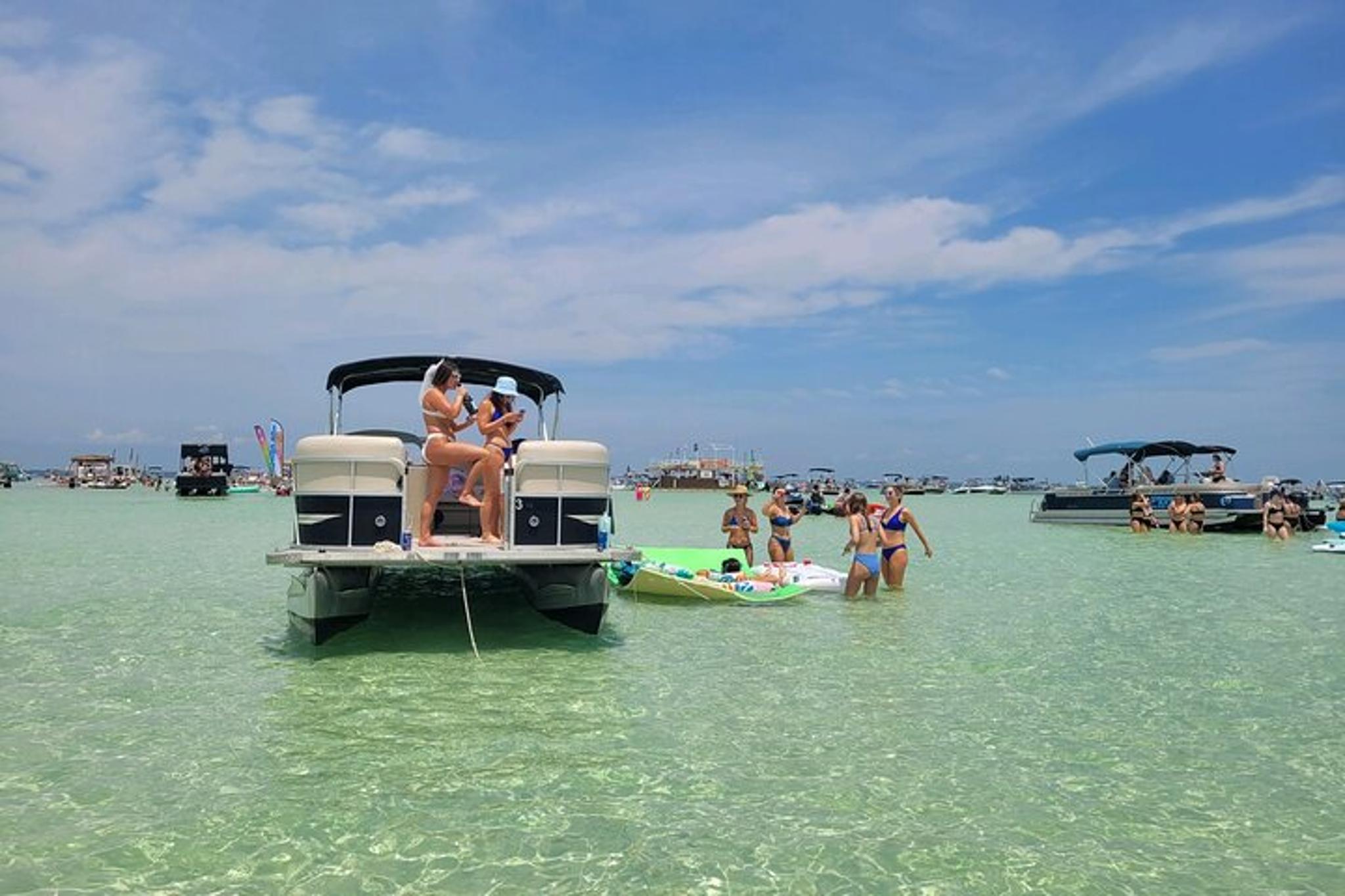 Destin Crab Island Pontoon Adventure