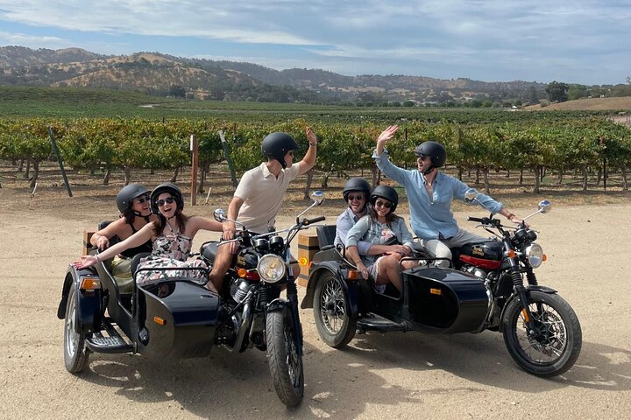 San Luis Obispo Sidecar Vineyard Adventure