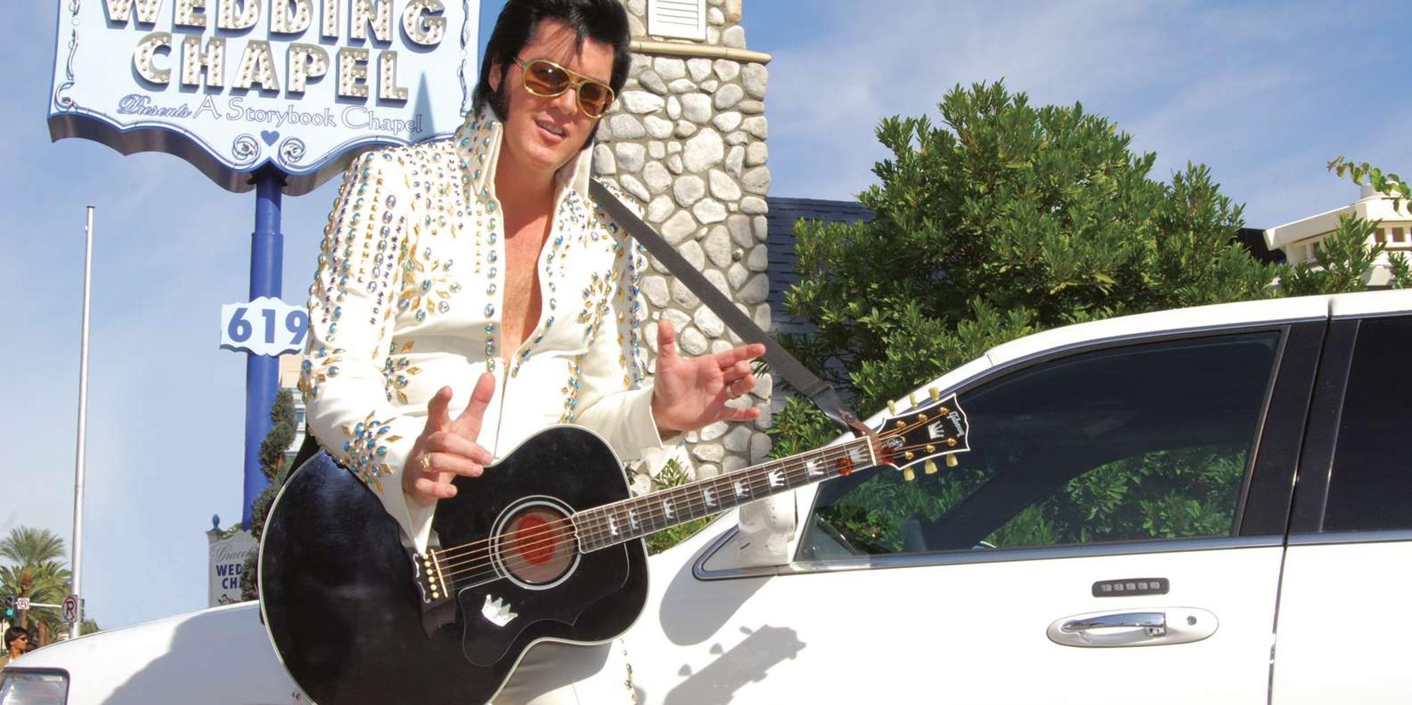Las Vegas Elvis-Themed Wedding at Graceland Chapel
