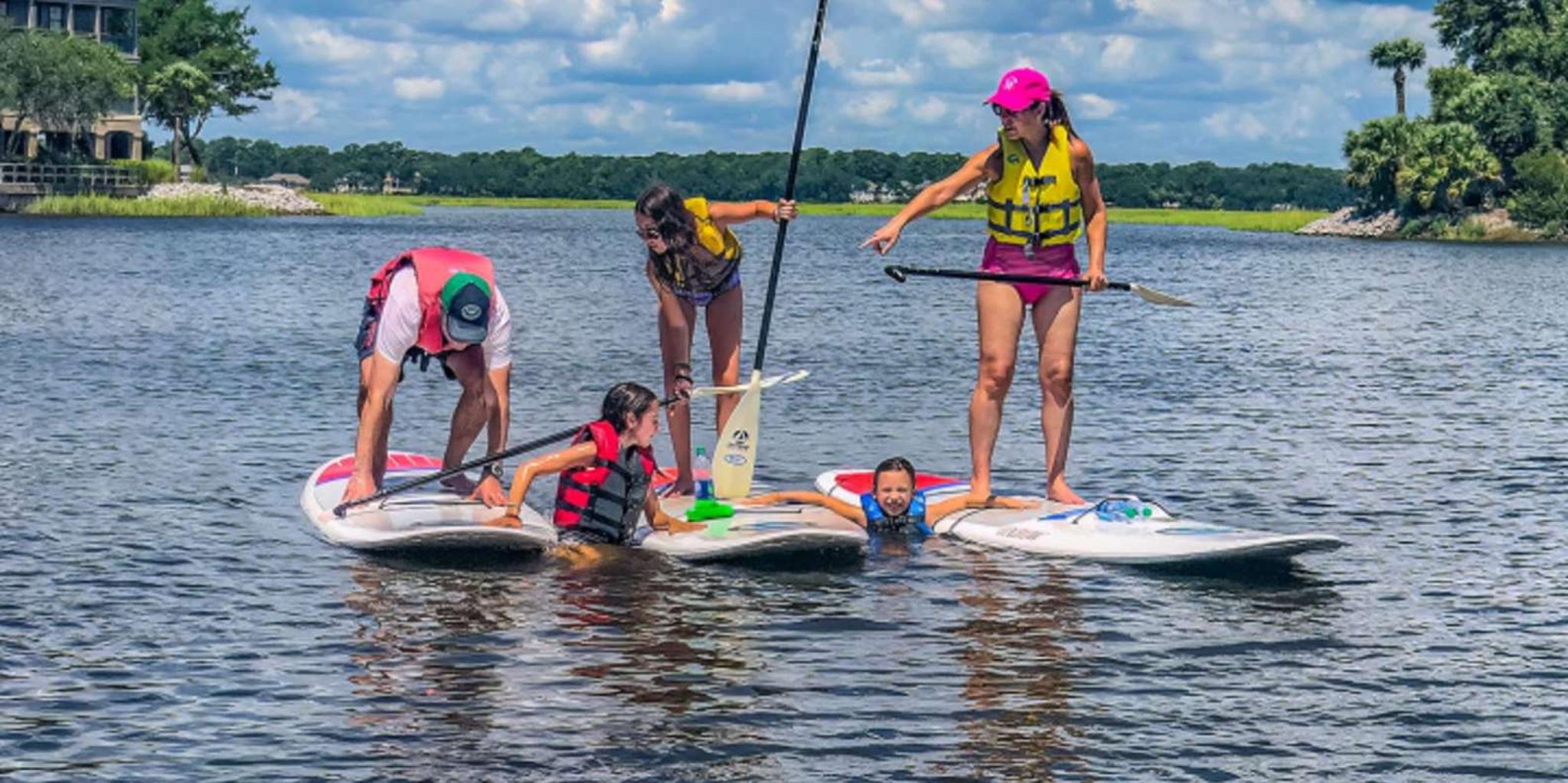 Hilton Head Family Paddleboarding Adventure