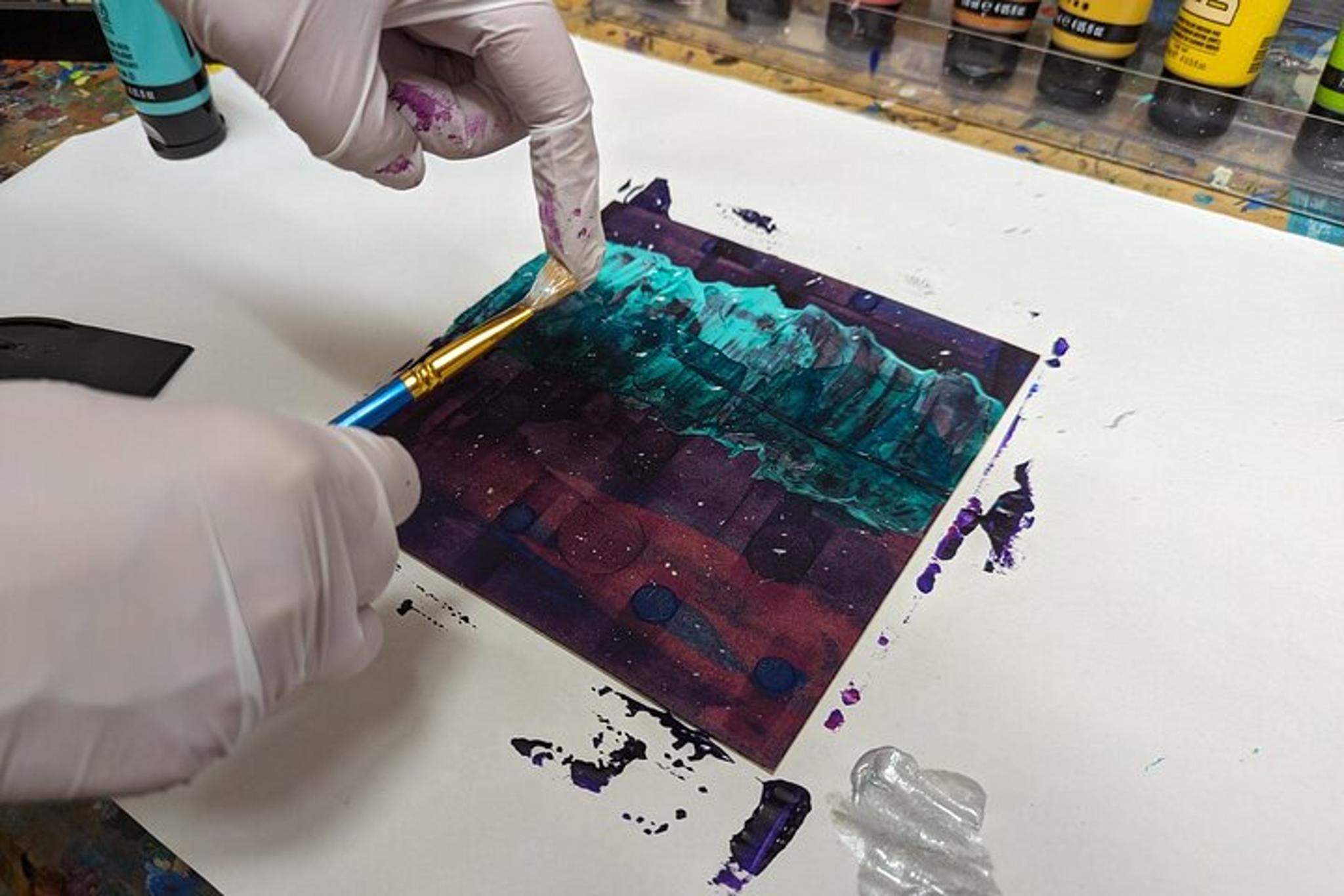 Estes Park Wildlife Shadow Box Art Class - Image 6