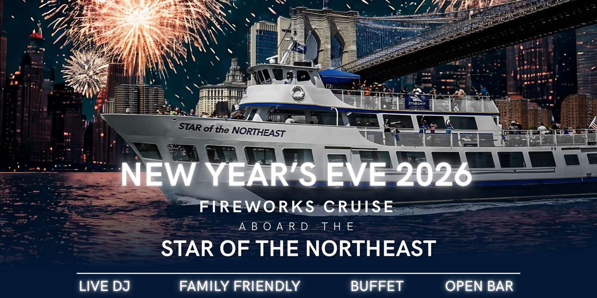 New York City New Year's Eve Fireworks Cruise