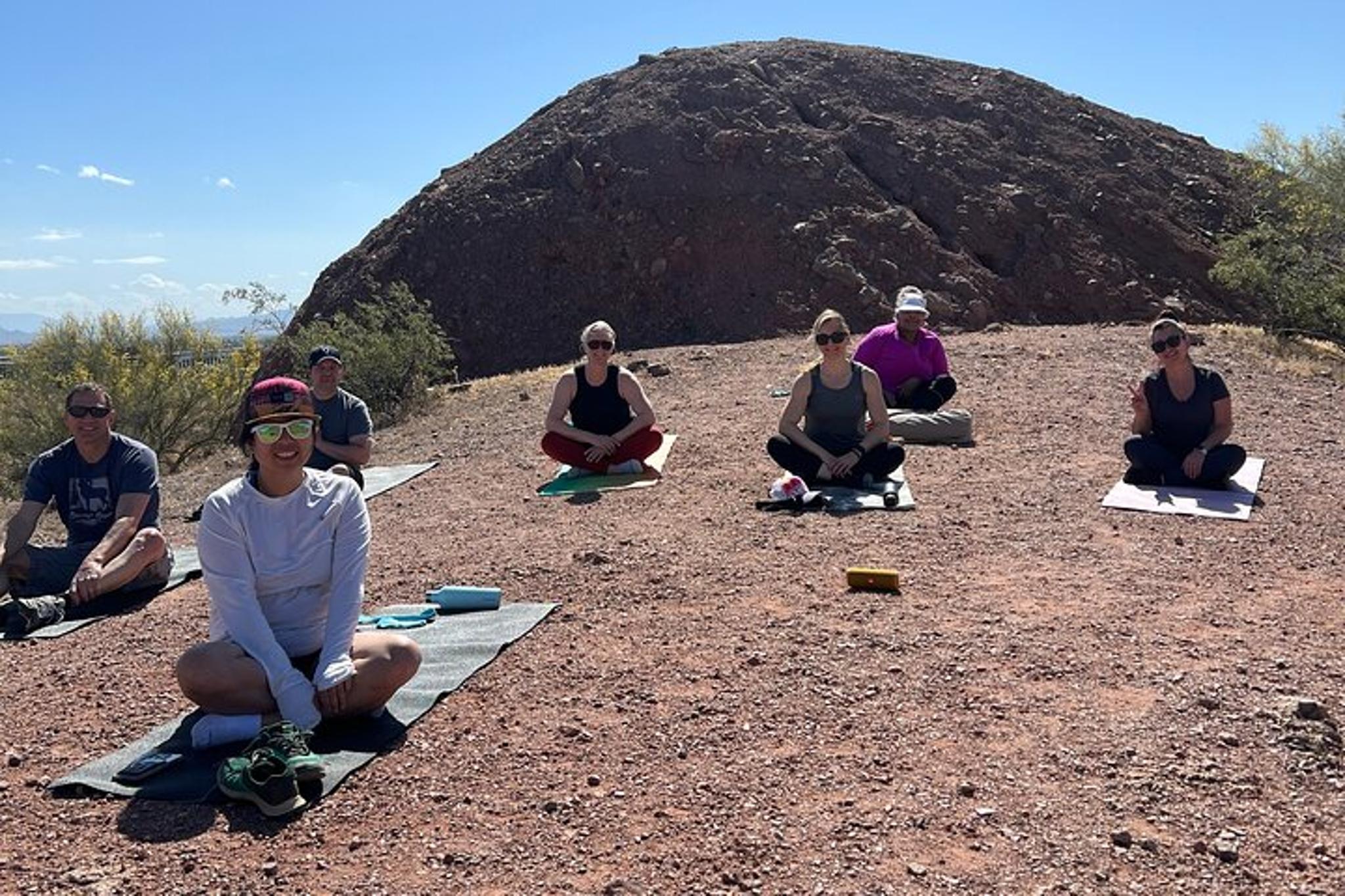 Phoenix Hiking and Yoga Experience at Papago Park - Image 5