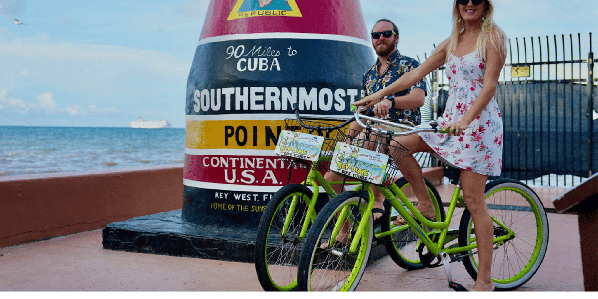 Key West Bicycle Tour with Key Lime Pie