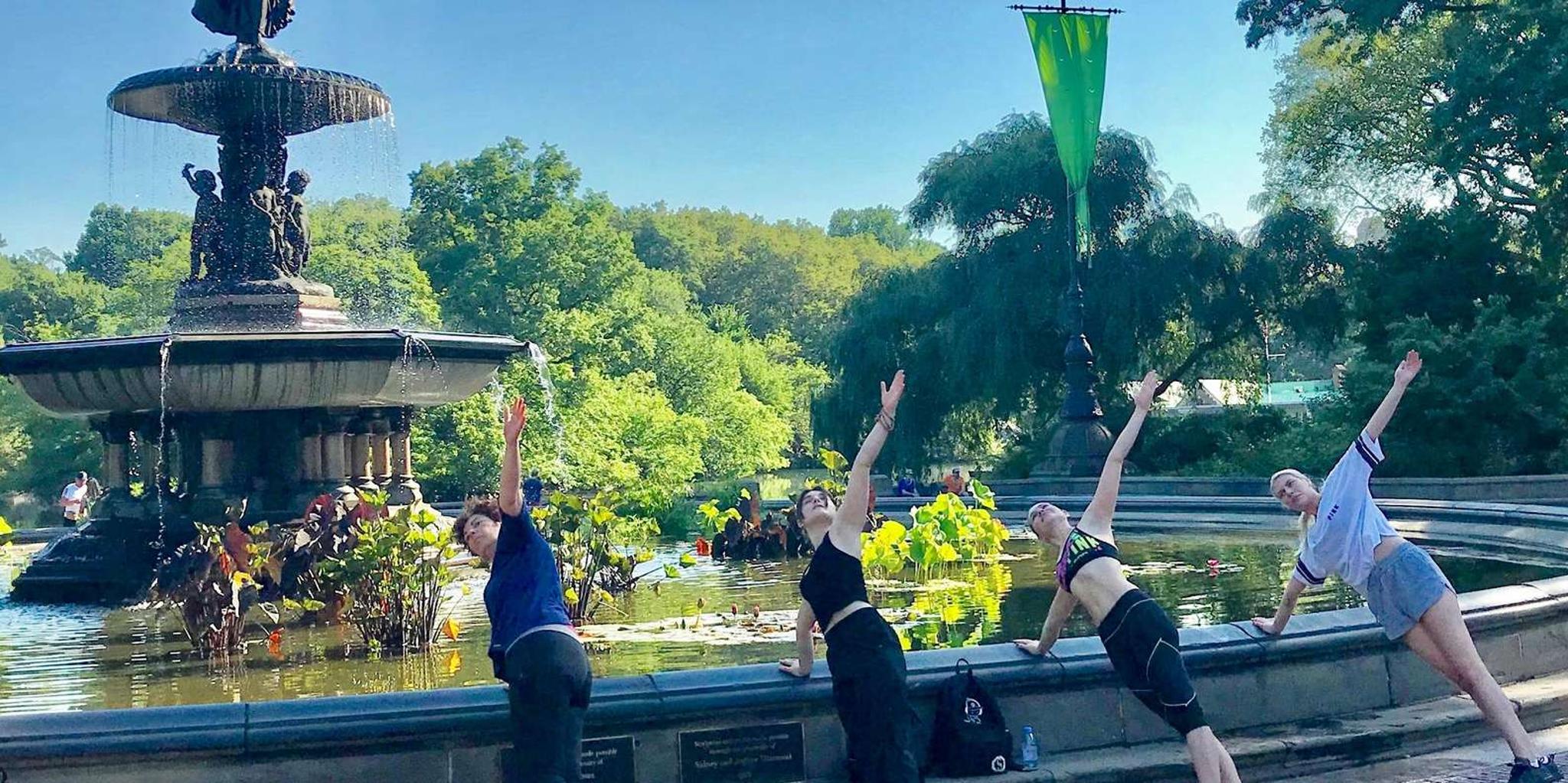 New York Central Park Yoga and Walking Tour