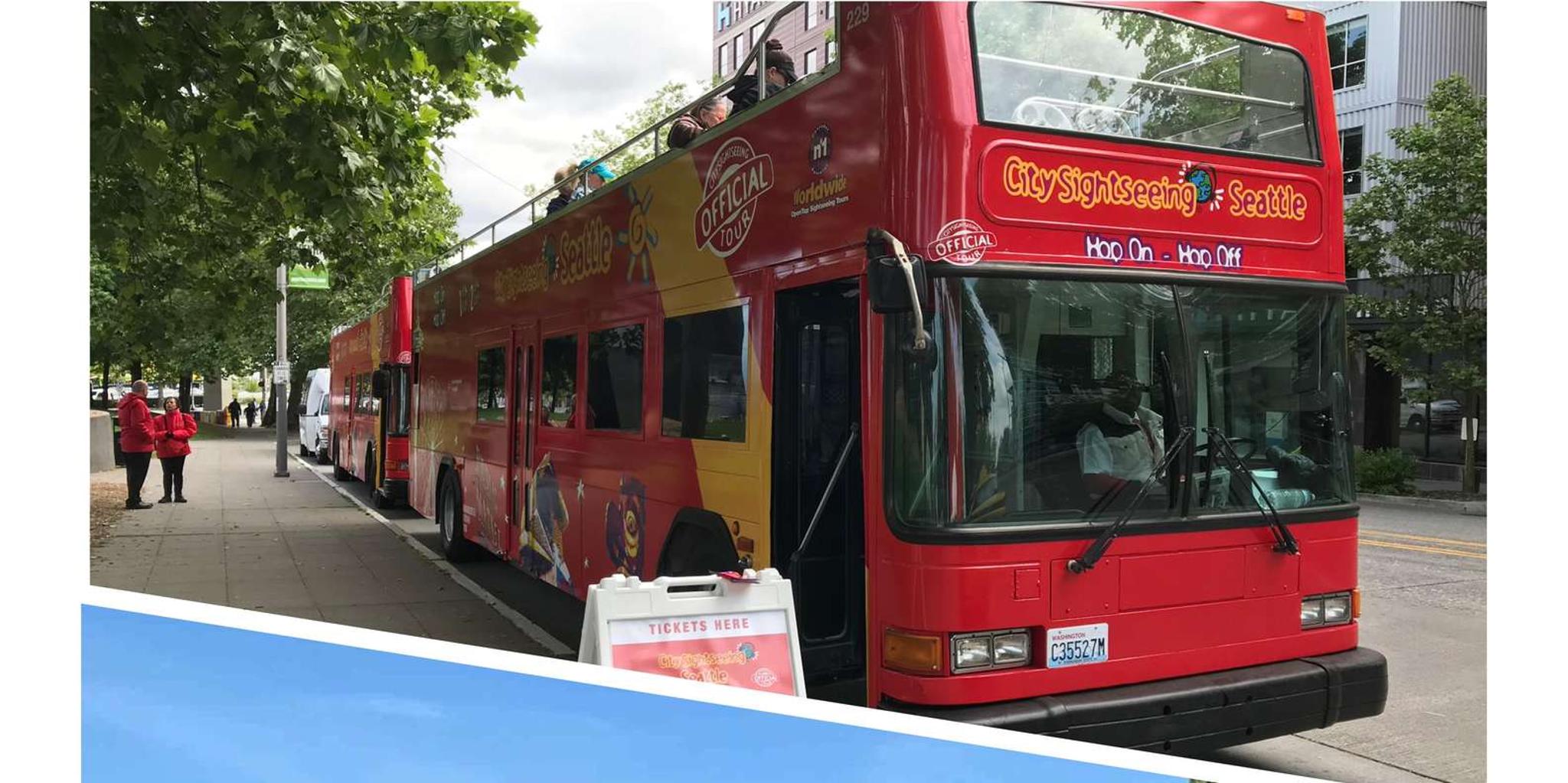 Seattle Hop-On Hop-Off Bus Tour with Locks Cruise
