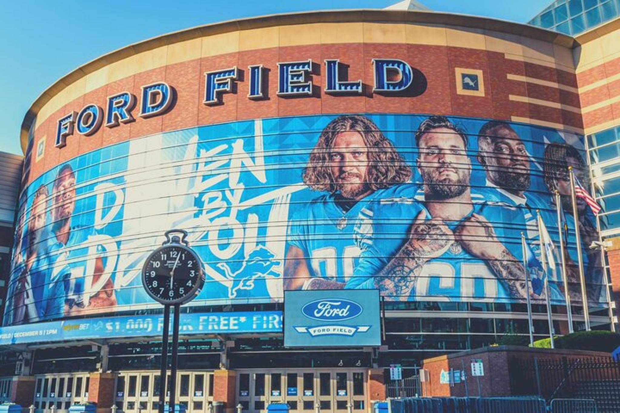 Detroit Lions Football Game Ticket - Image 2