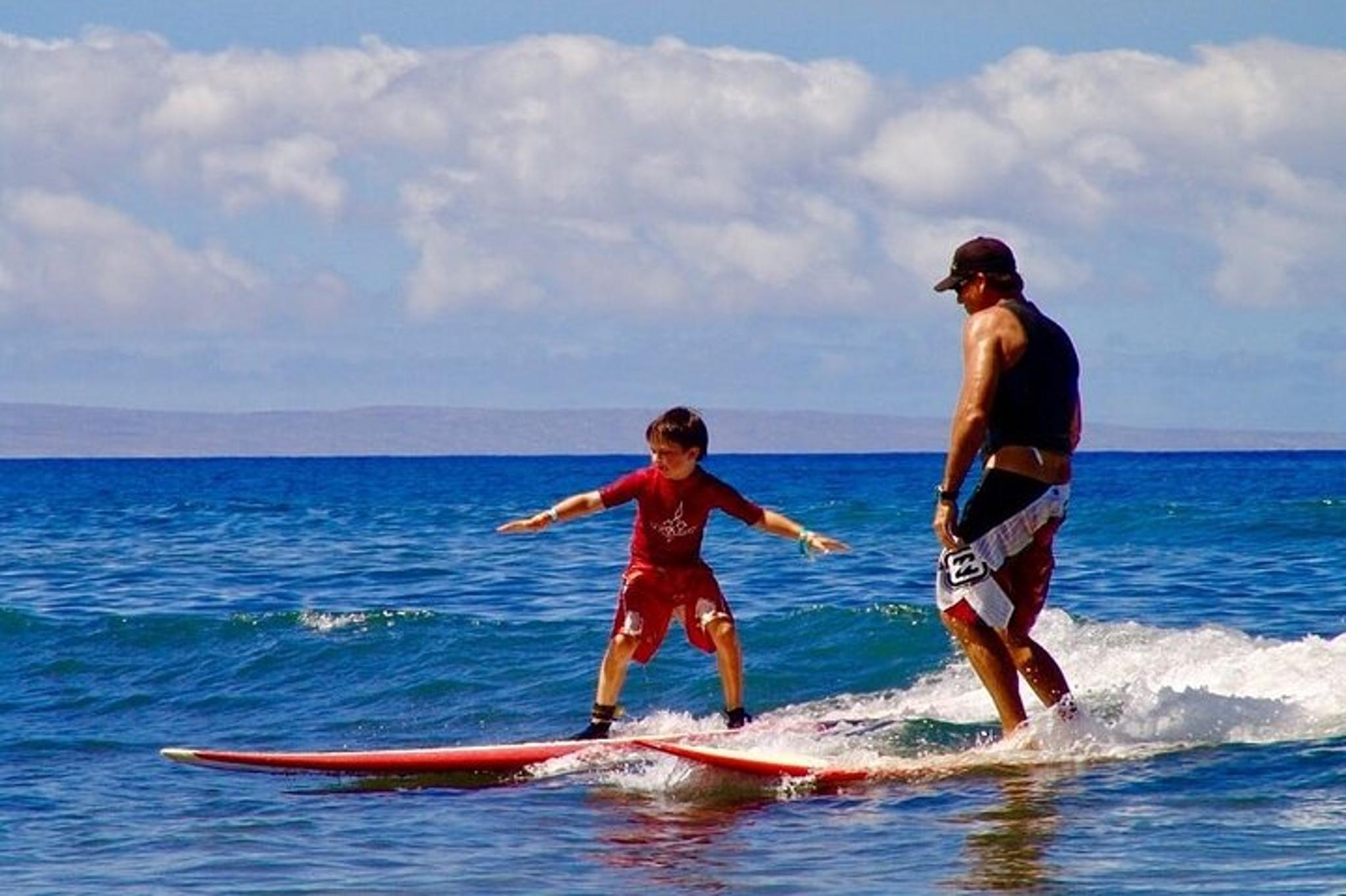 Waikiki Surfing Lessons with Local Firefighters