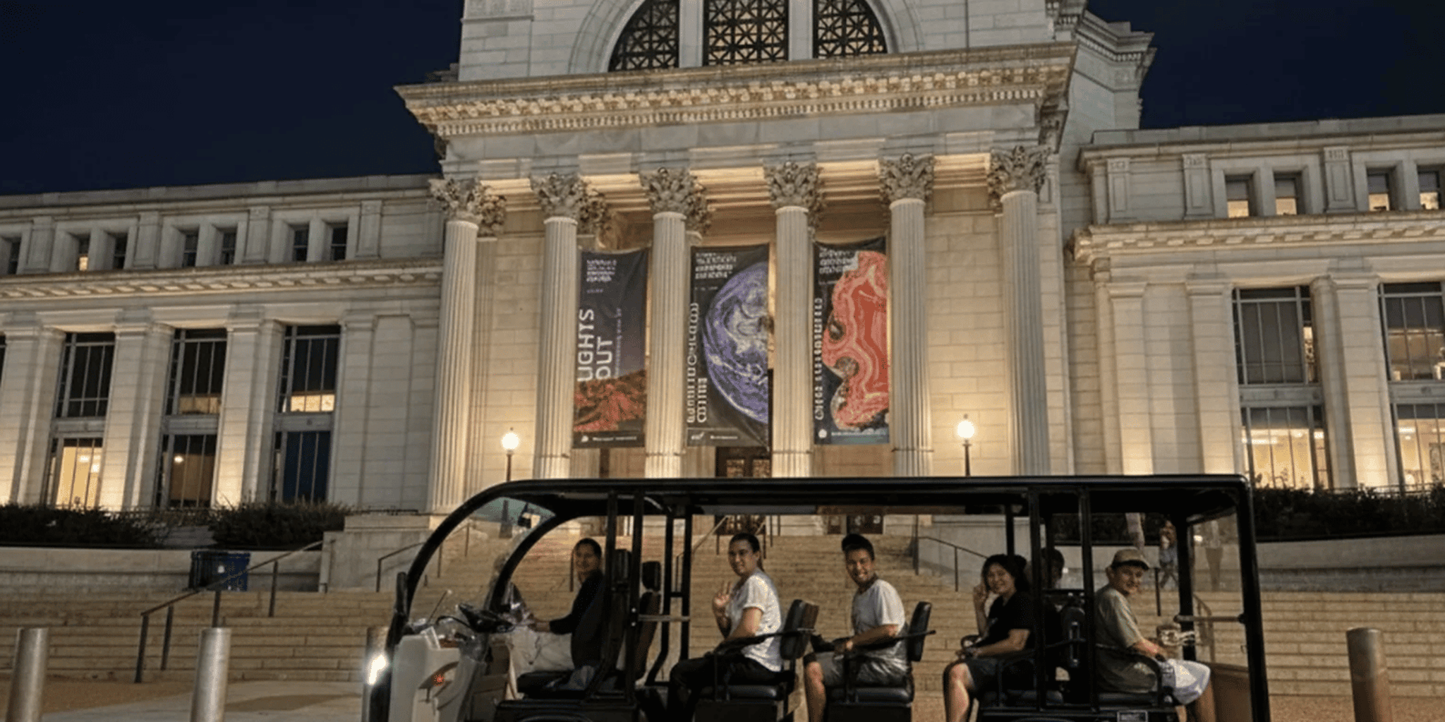Washington DC History & Monuments Moonlight Cart Tour 2 hr - Image 1