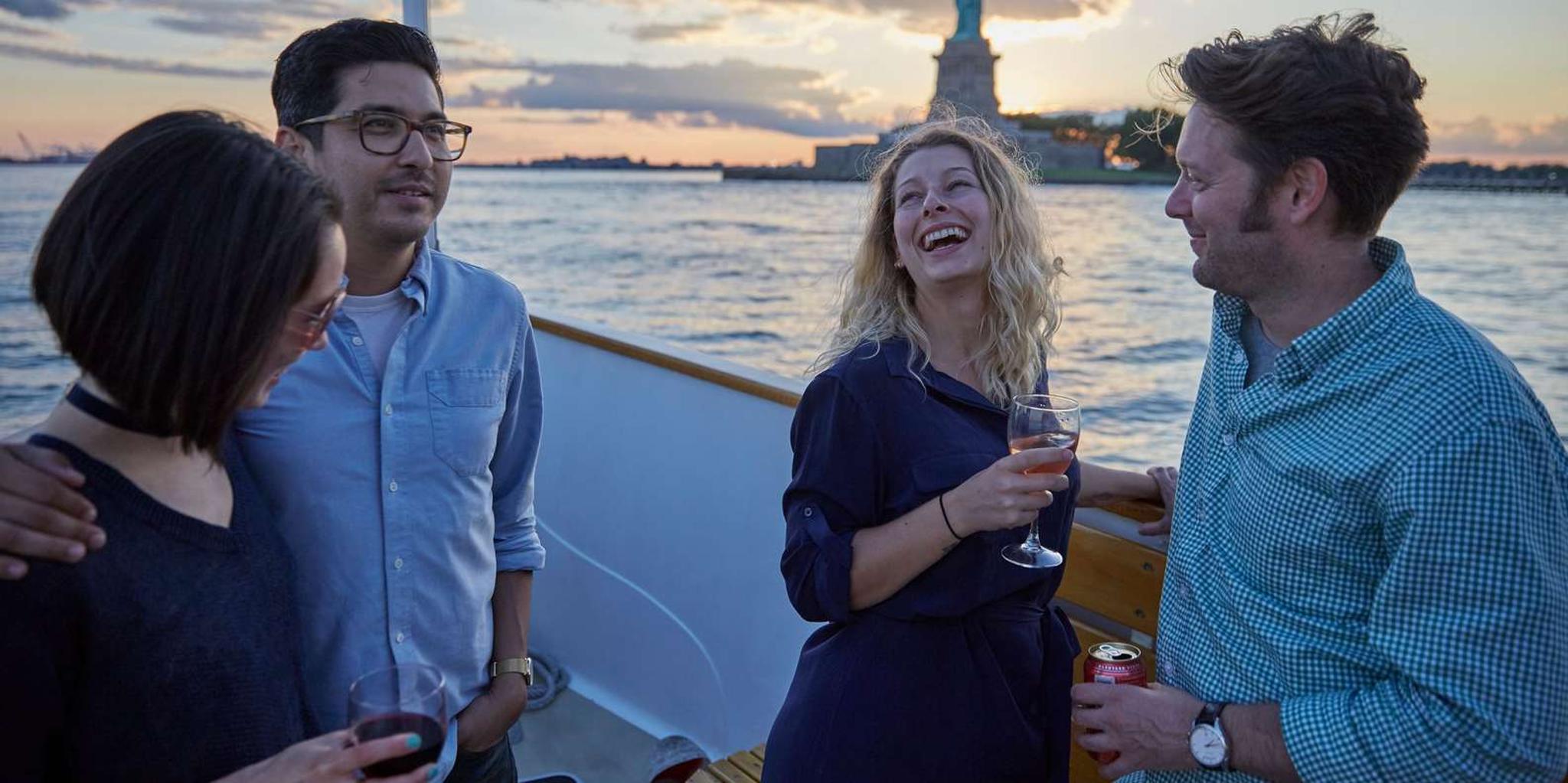 New York City Day Cruise on Small Yacht