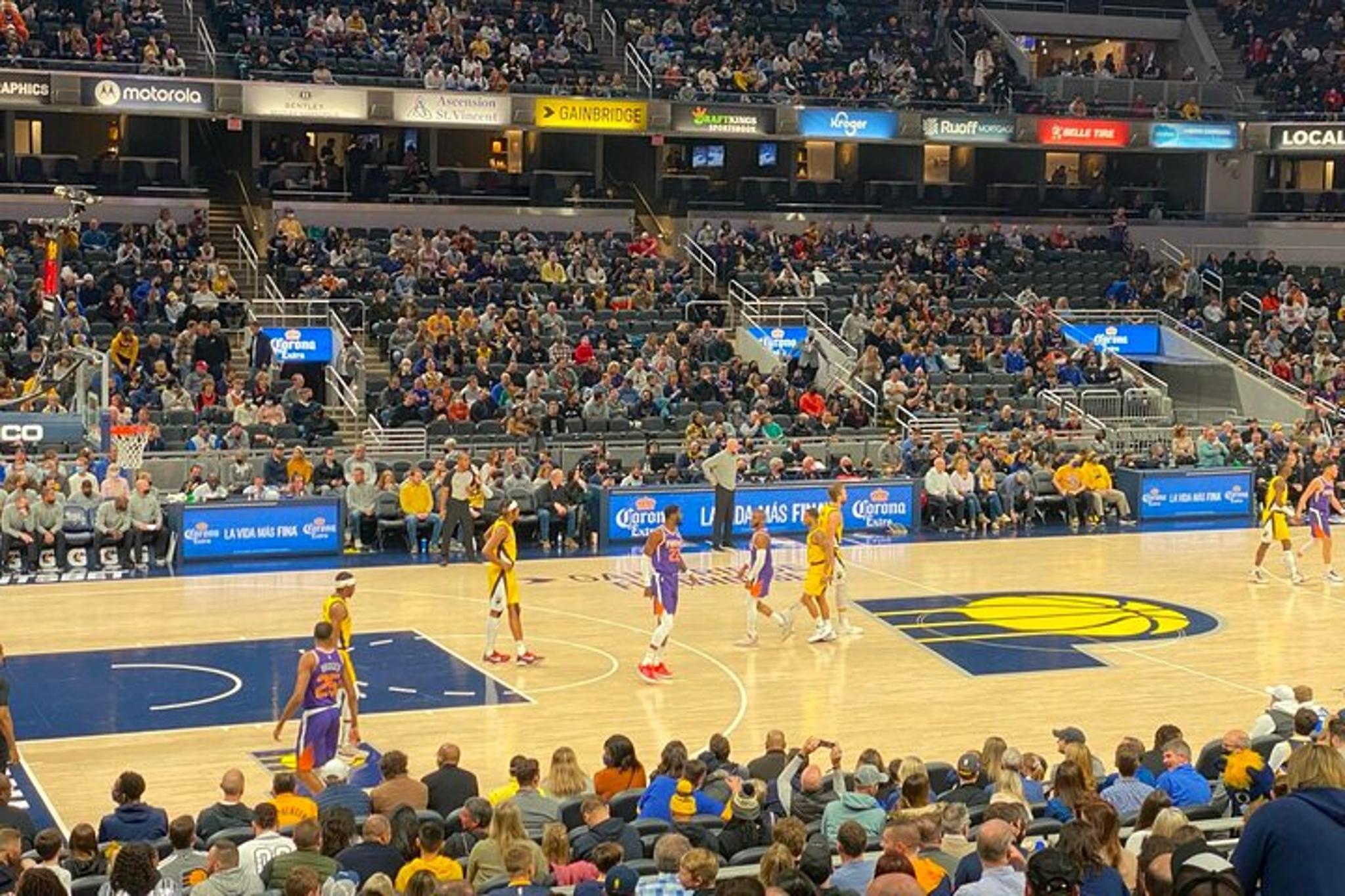Indianapolis Pacers Basketball Game Ticket