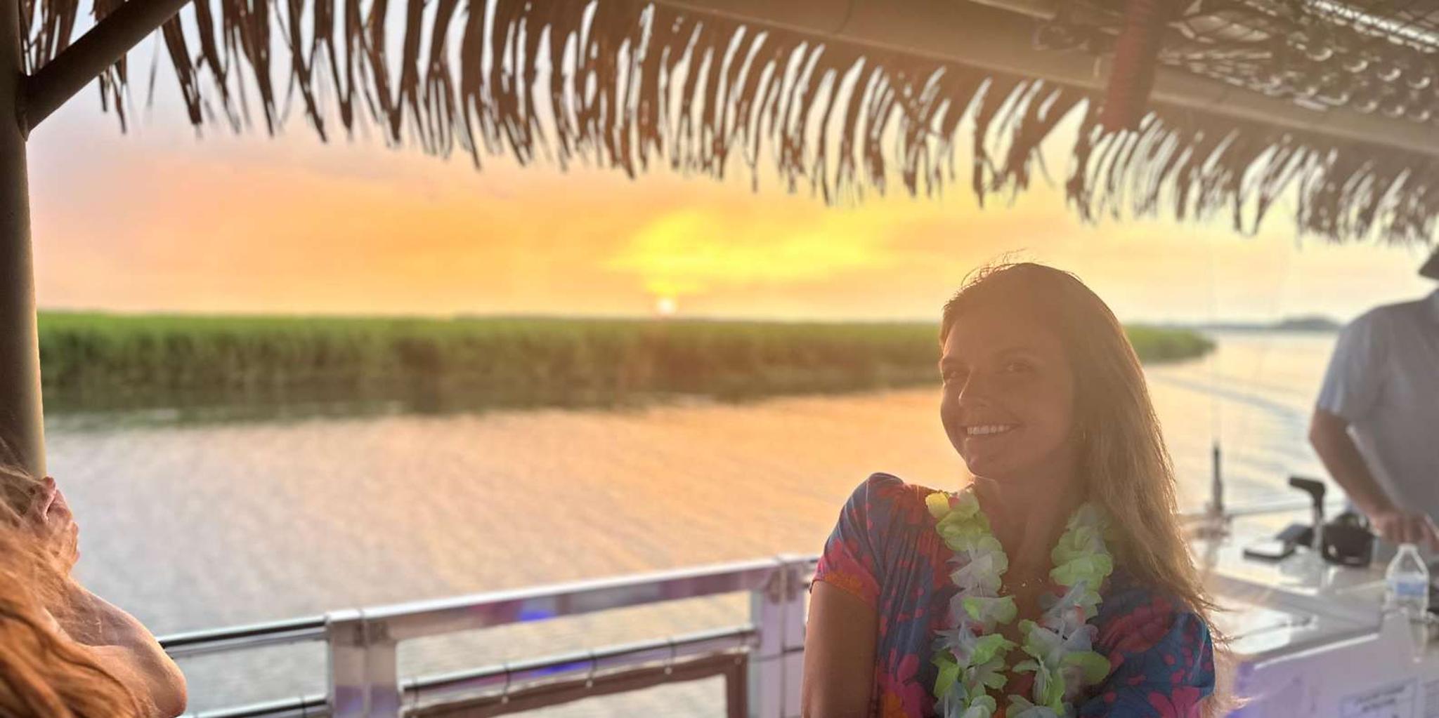 Folly Beach Tiki Boat Cruise with BYOB Option 2 hr - Image 3