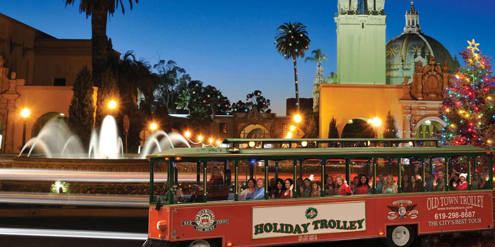 San Diego Holiday Lights Trolley Tour