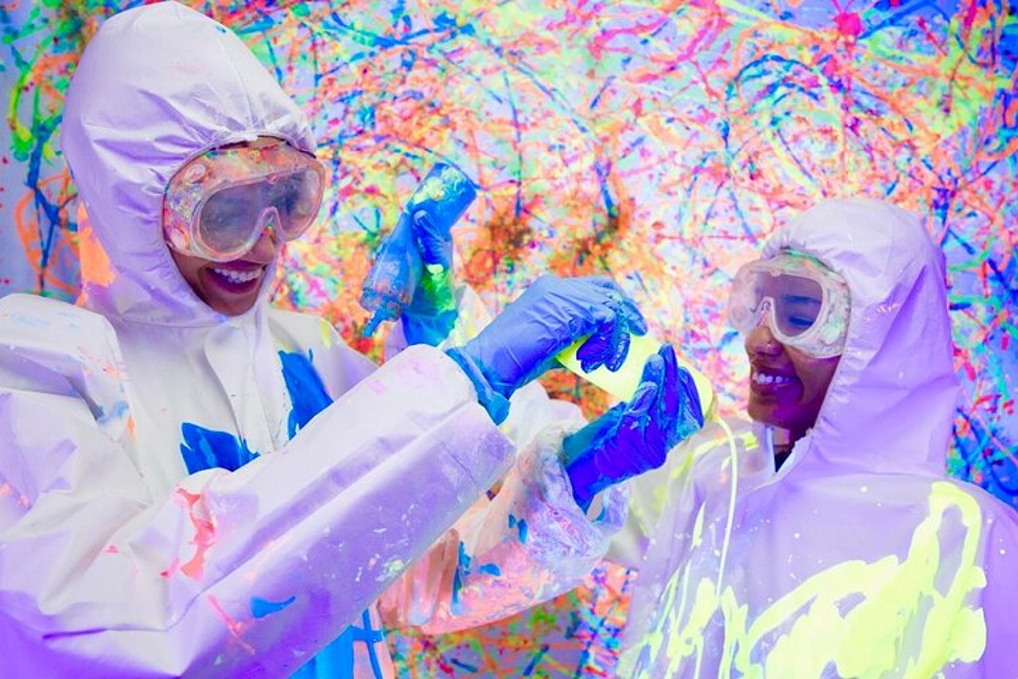 Baltimore Glow-in-the-Dark Splatter Paint Experience - Image 4