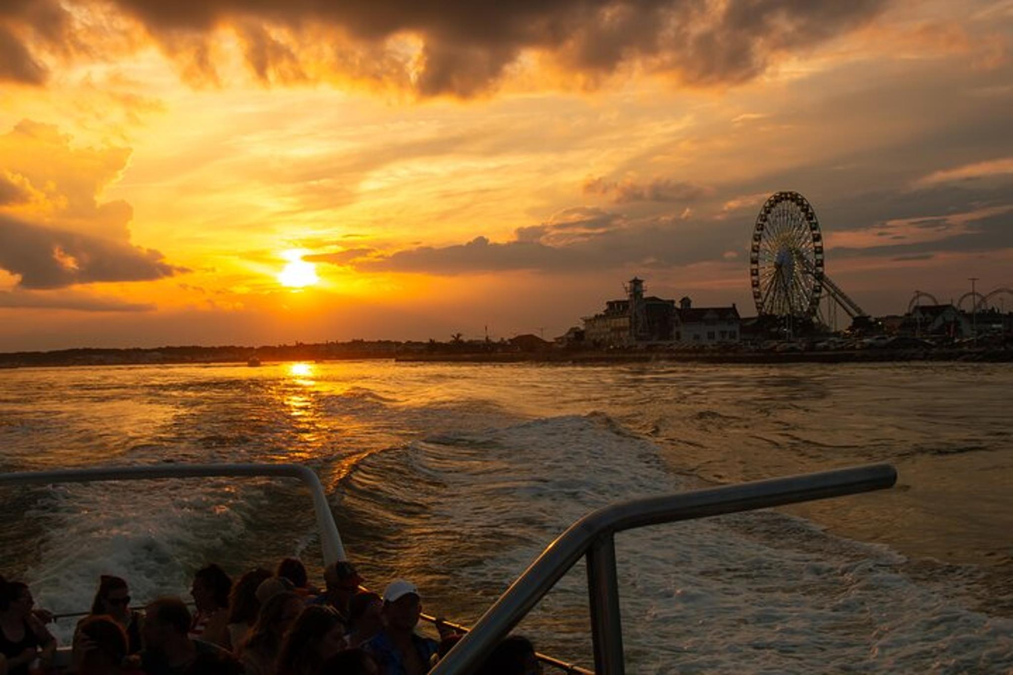 Ocean City Harbor Cruise at Sunset