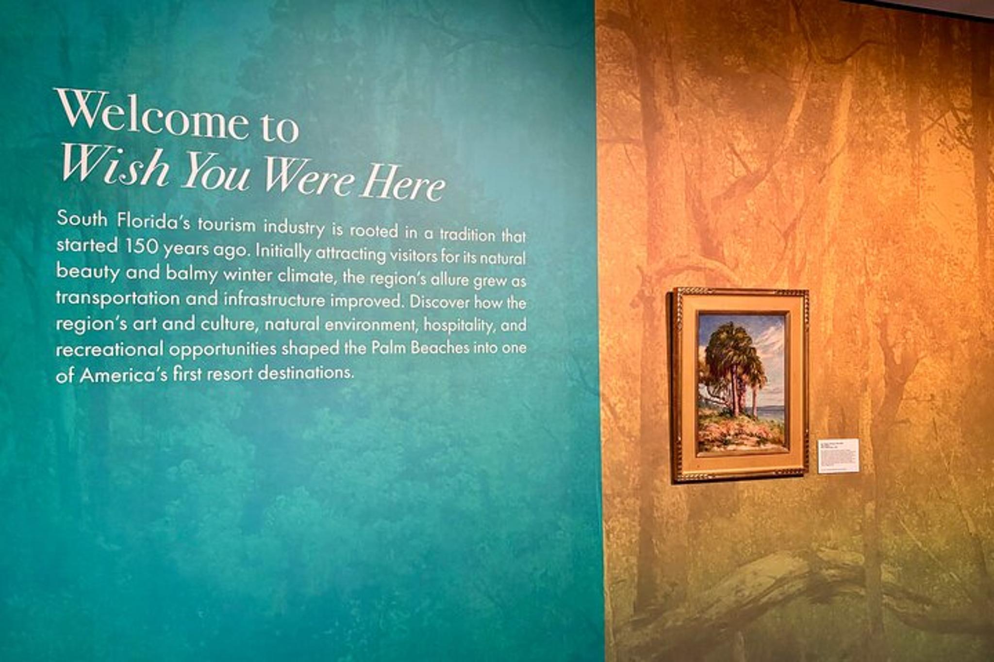 Palm Beach Tourism Exhibit Entry