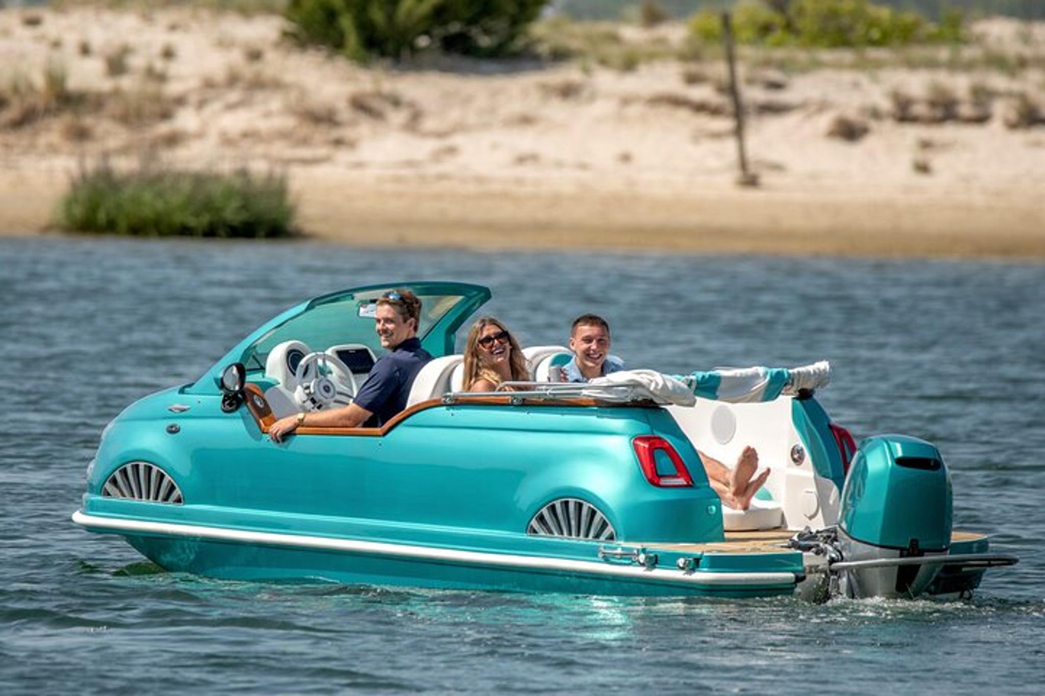 Sag Harbor Fiat 500 Car Boat Experience - Image 1