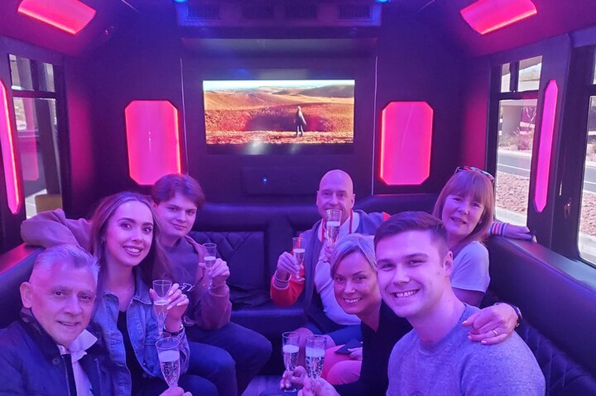 Las Vegas Private Airport Party Bus - Image 5