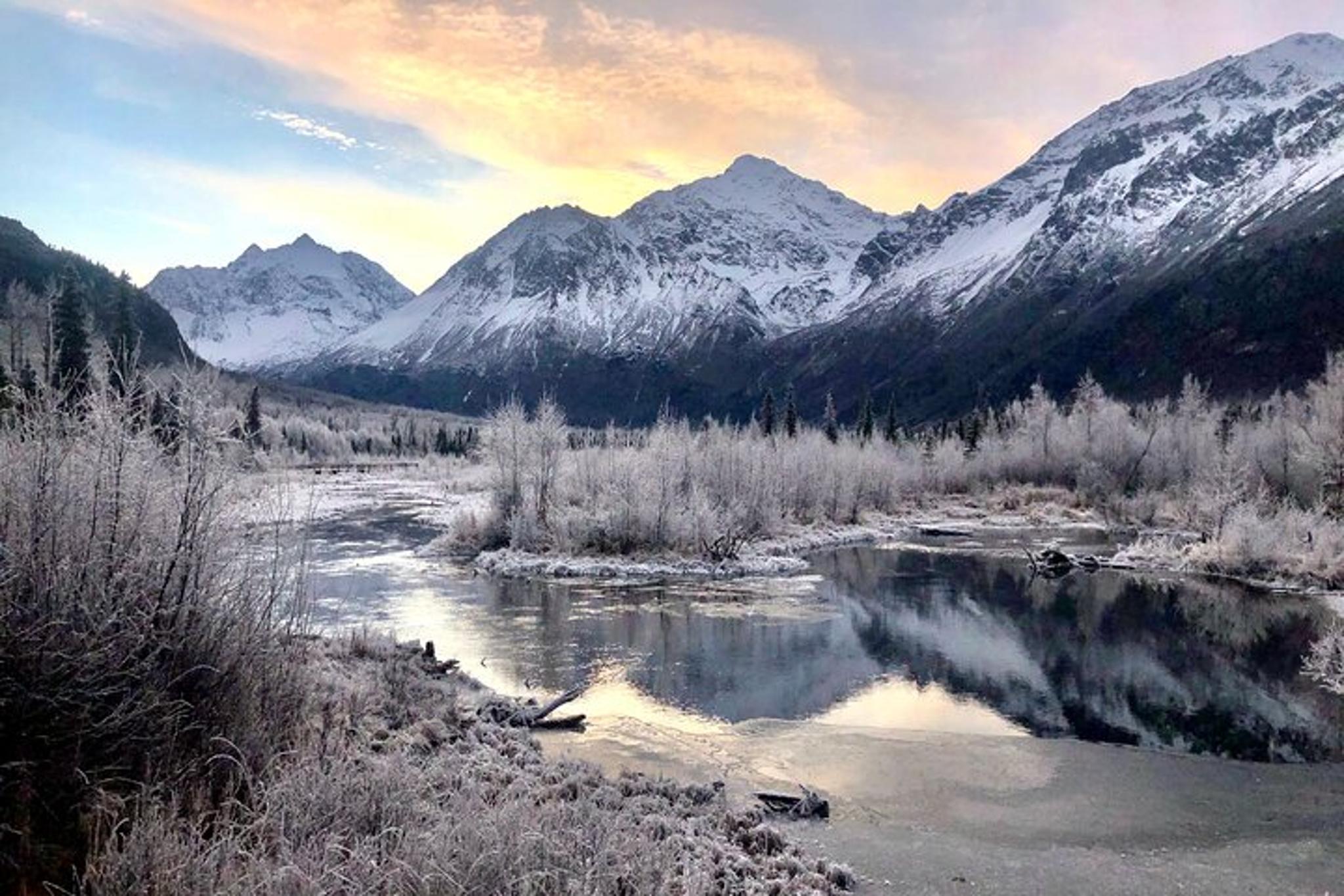 Anchorage Winter Valley and Forest Hike