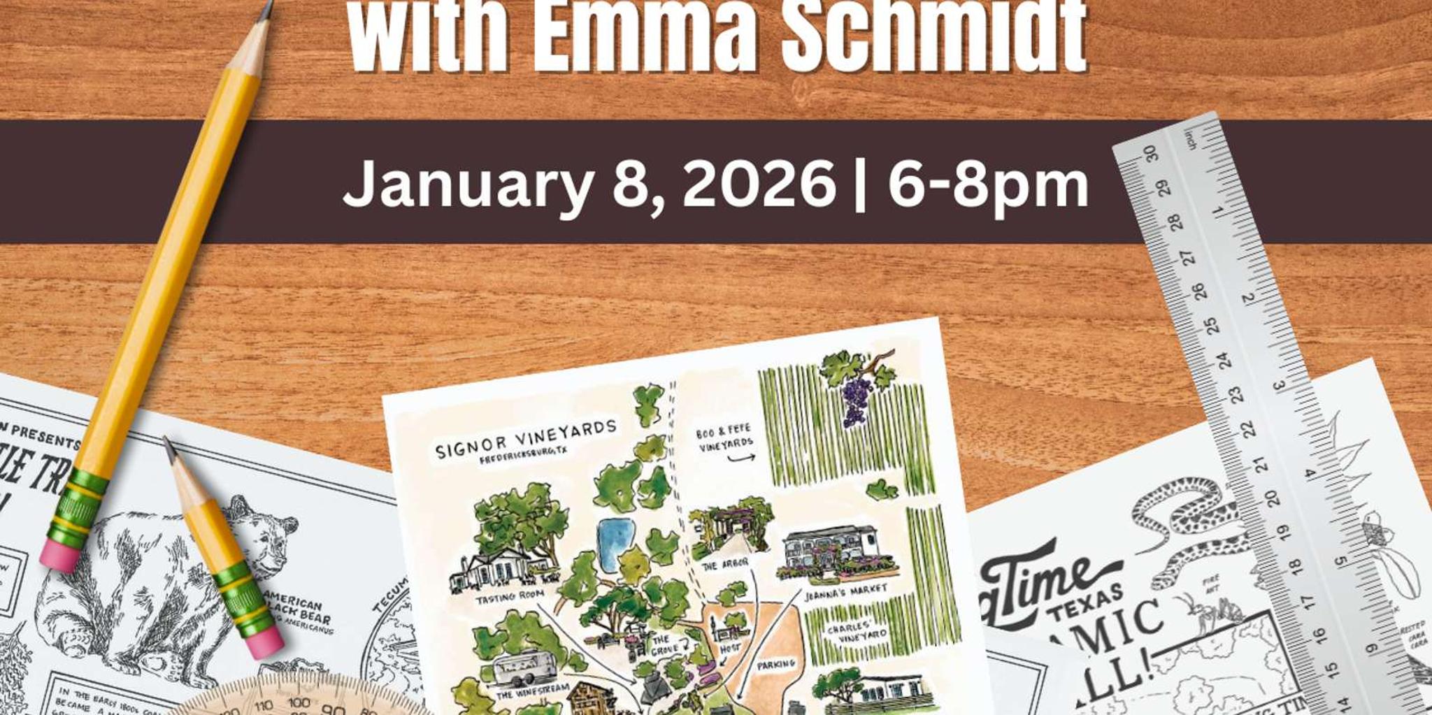 San Antonio Map-Making Workshop with Emma Schmidt - Image 1