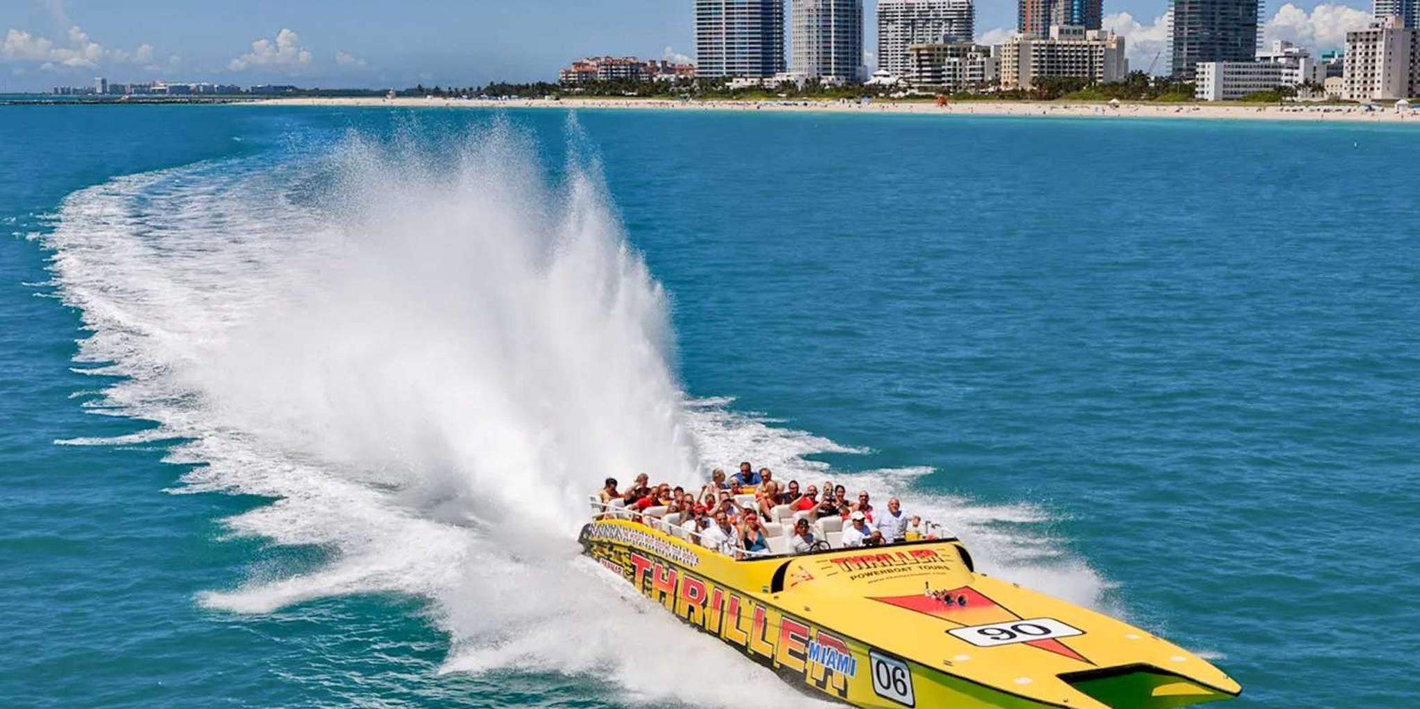 Miami Sightseeing Speedboat Tour