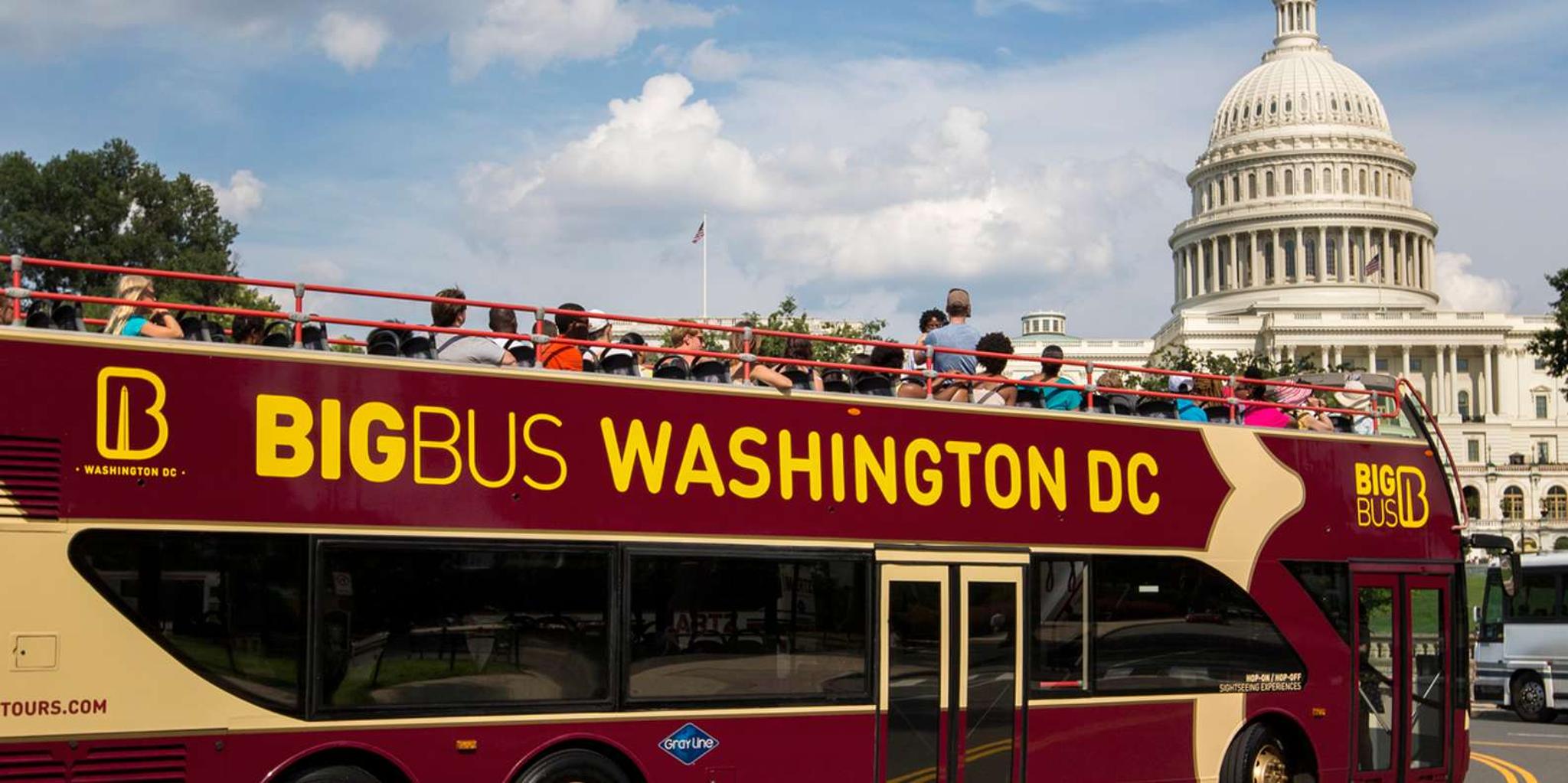 Washington DC Hop-On Hop-Off Tour with Arlington Walk