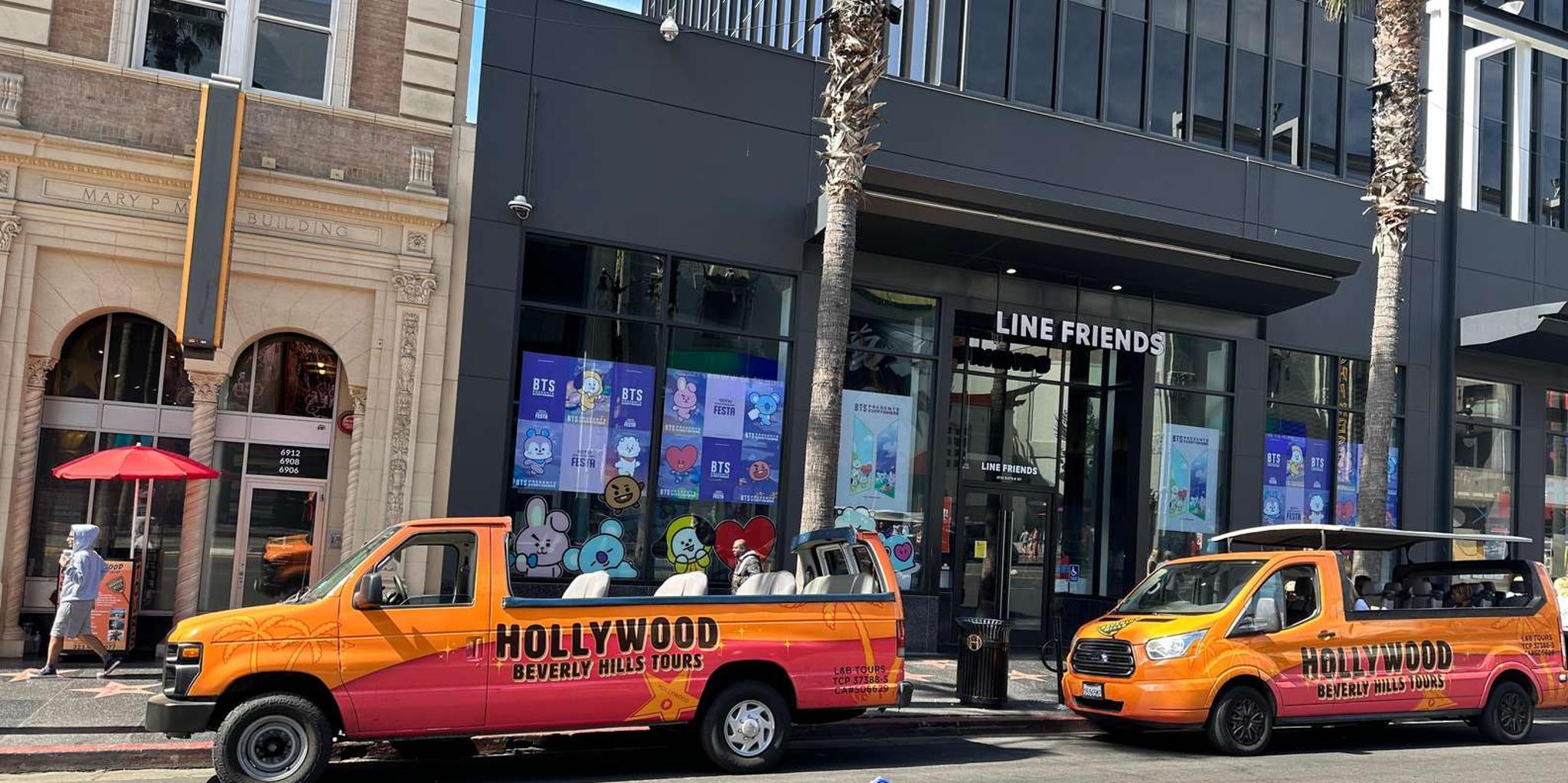 Los Angeles Hollywood and Beverly Hills Open-Top Bus Tour