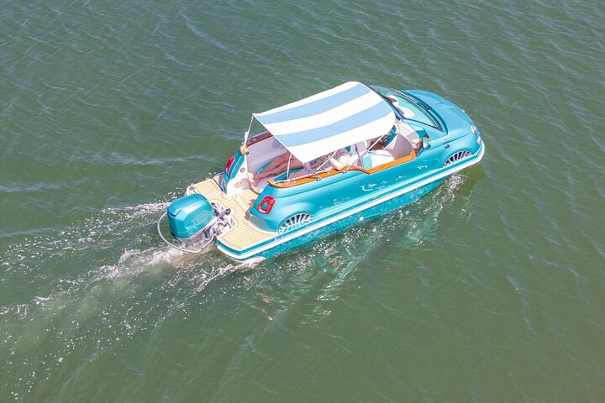 Sag Harbor Fiat 500 Car Boat Experience - Image 6