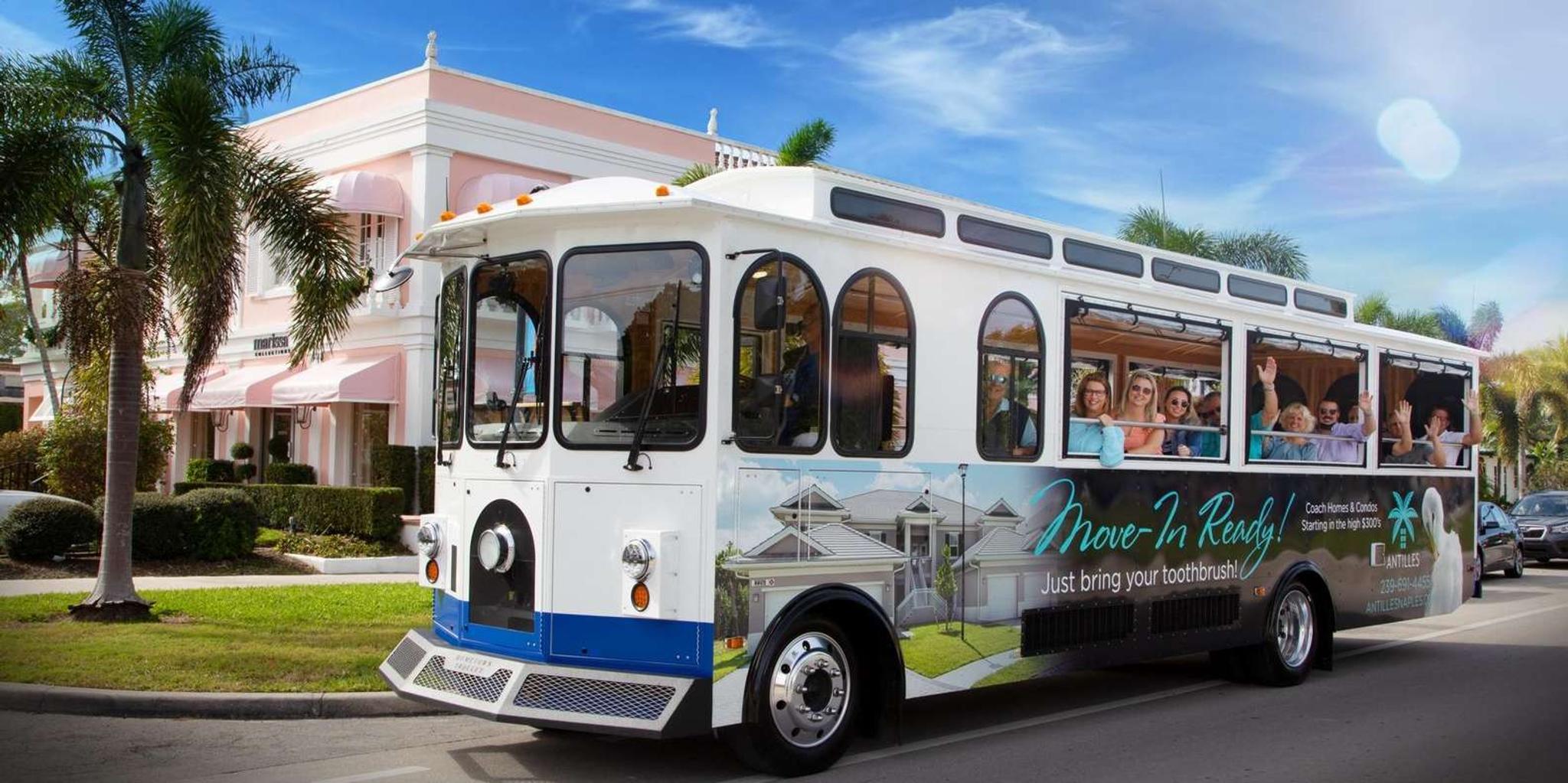Naples Trolley Tour with Hop-On Hop-Off