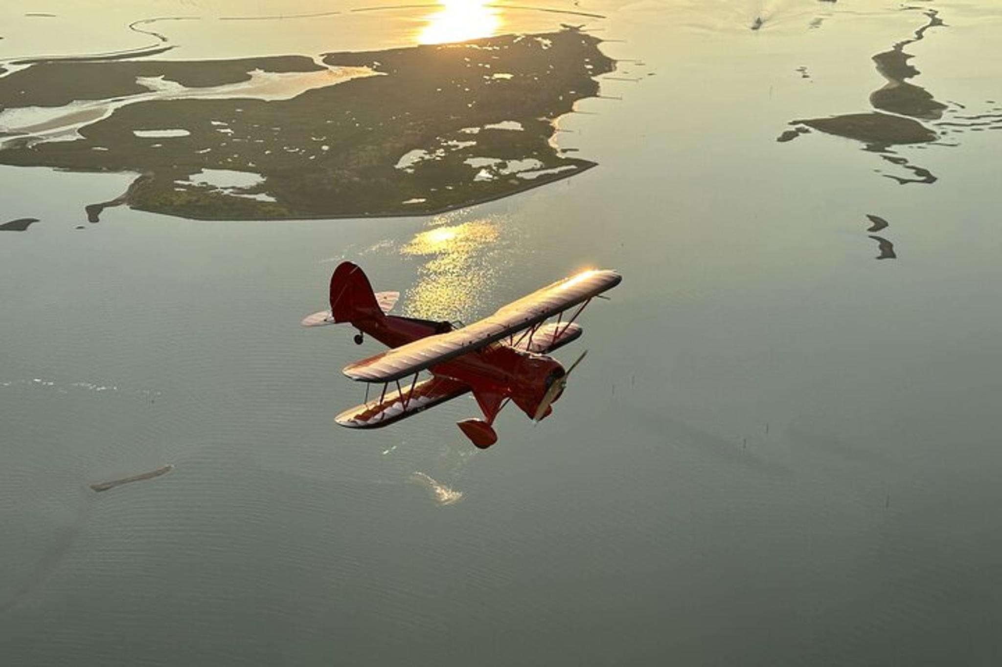 Galveston Open Cockpit Biplane Ride - Image 2