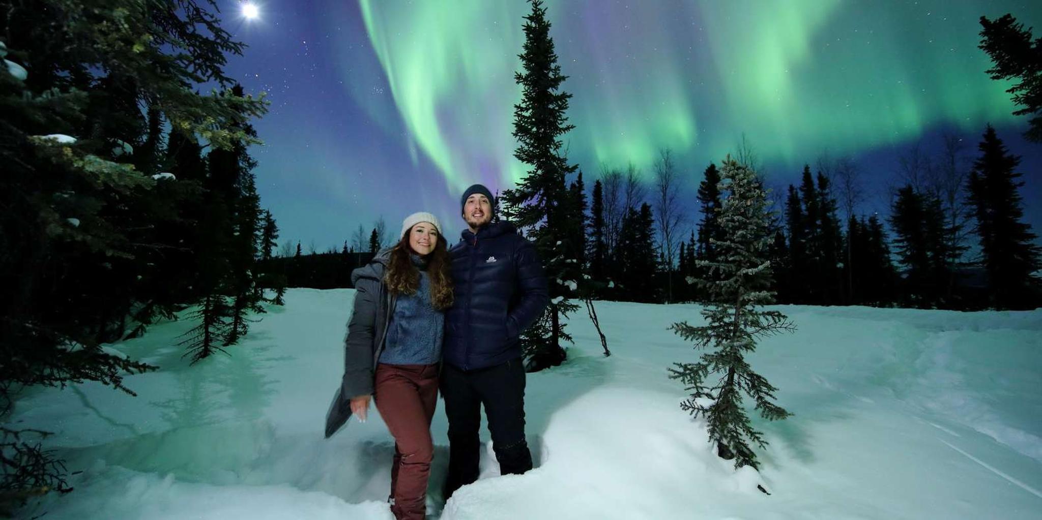 Fairbanks Northern Lights Photography Tour with Pizza