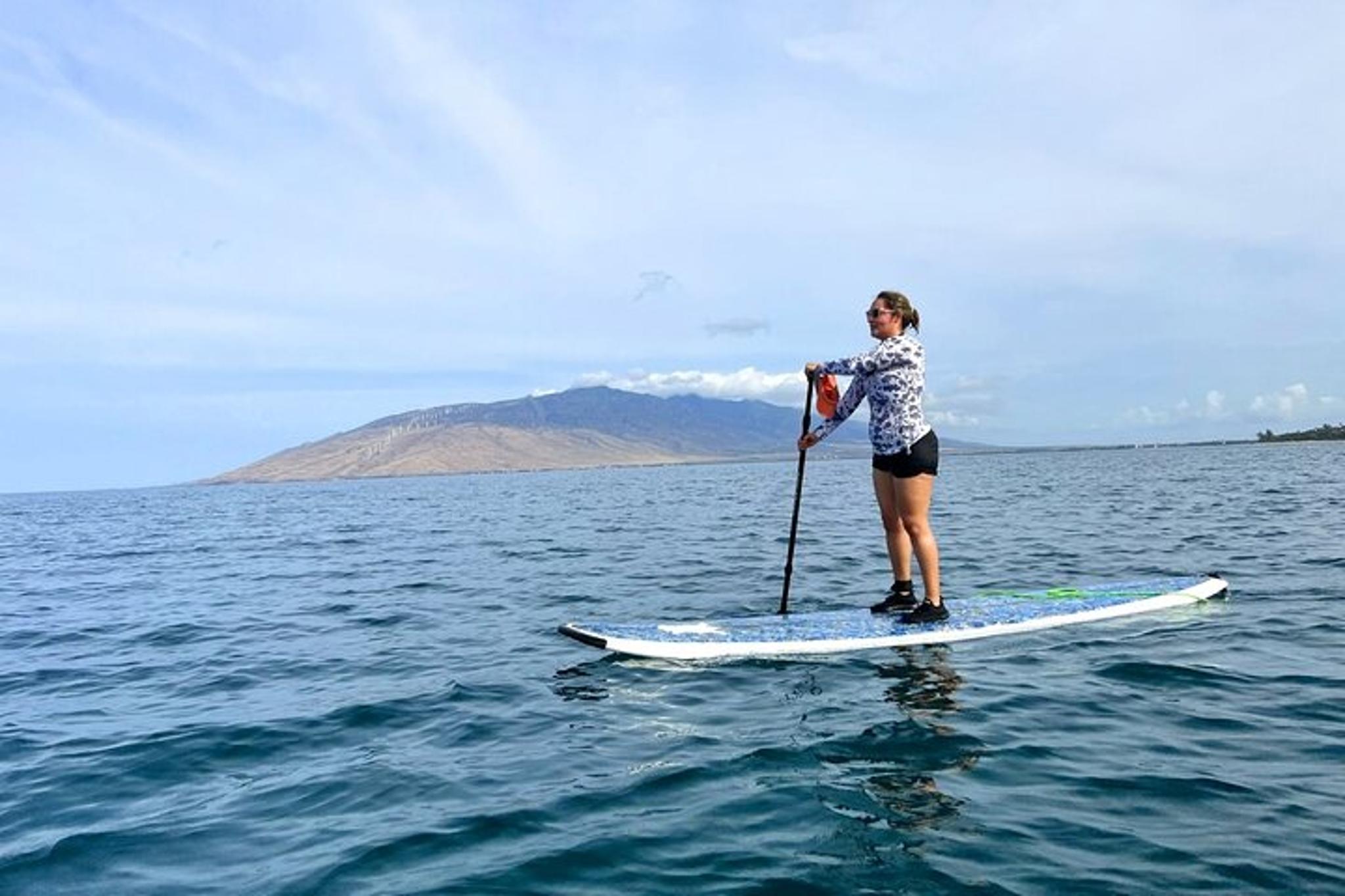 Kihei Stand Up Paddleboarding Class at Kalama Beach - Image 4