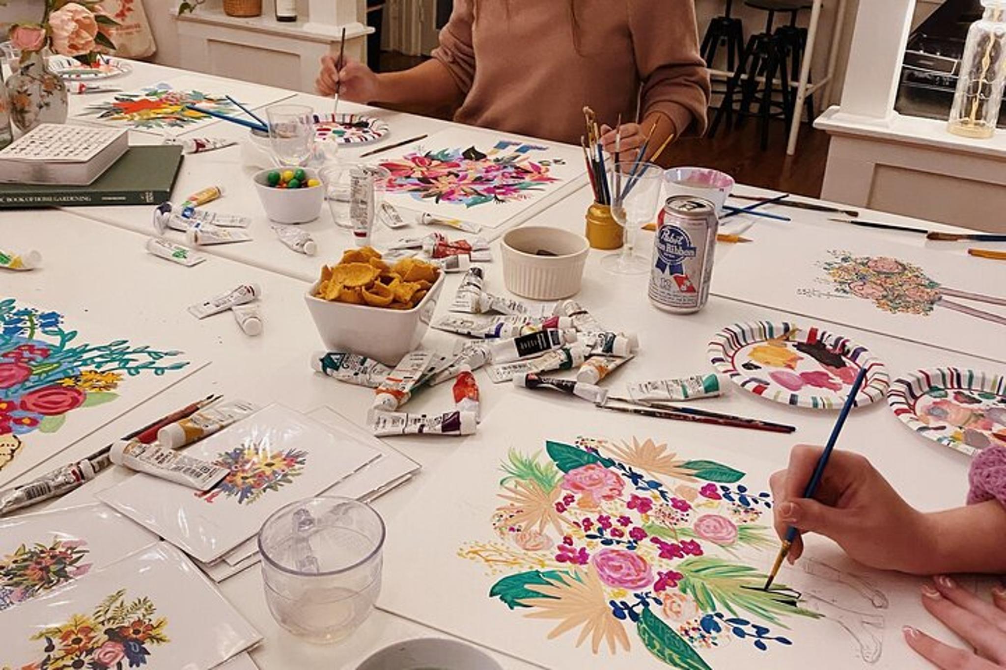 Savannah Gouache Painting Experience 90 min - Image 3