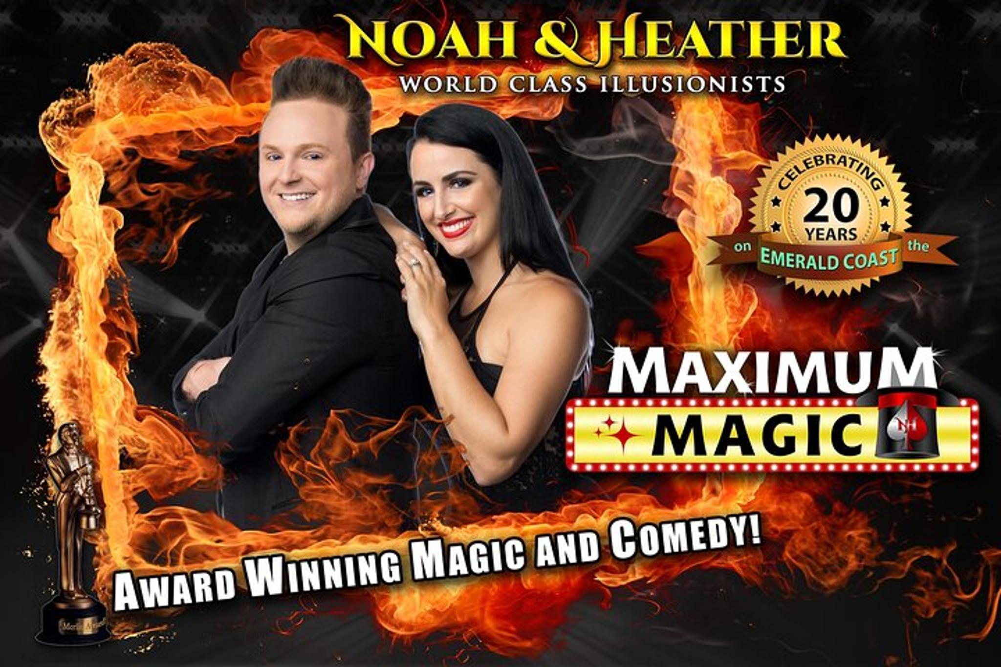 Destin Magic Show with Noah & Heather Wells