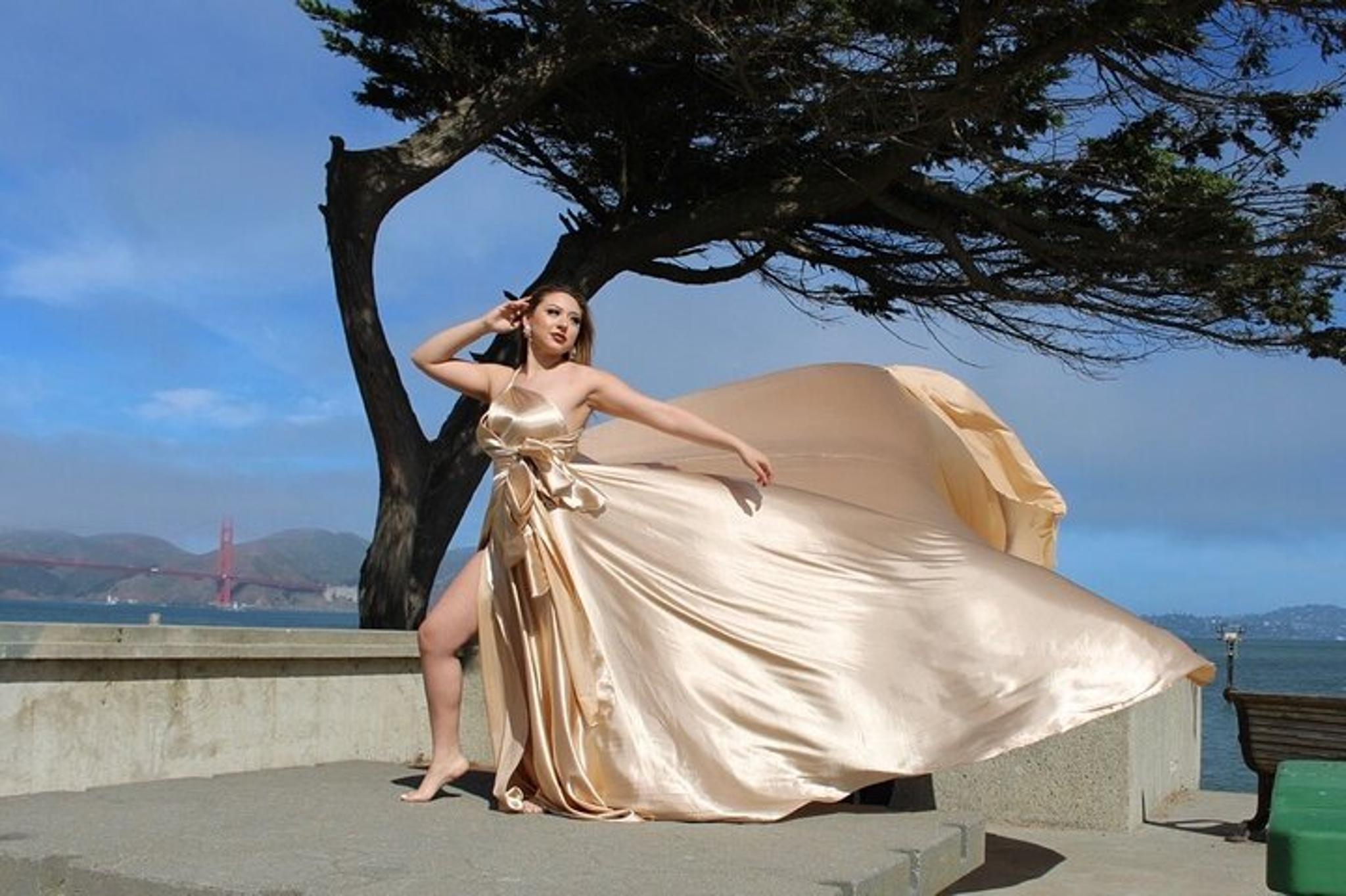 San Francisco Photoshoot in Flying Dresses - Image 6