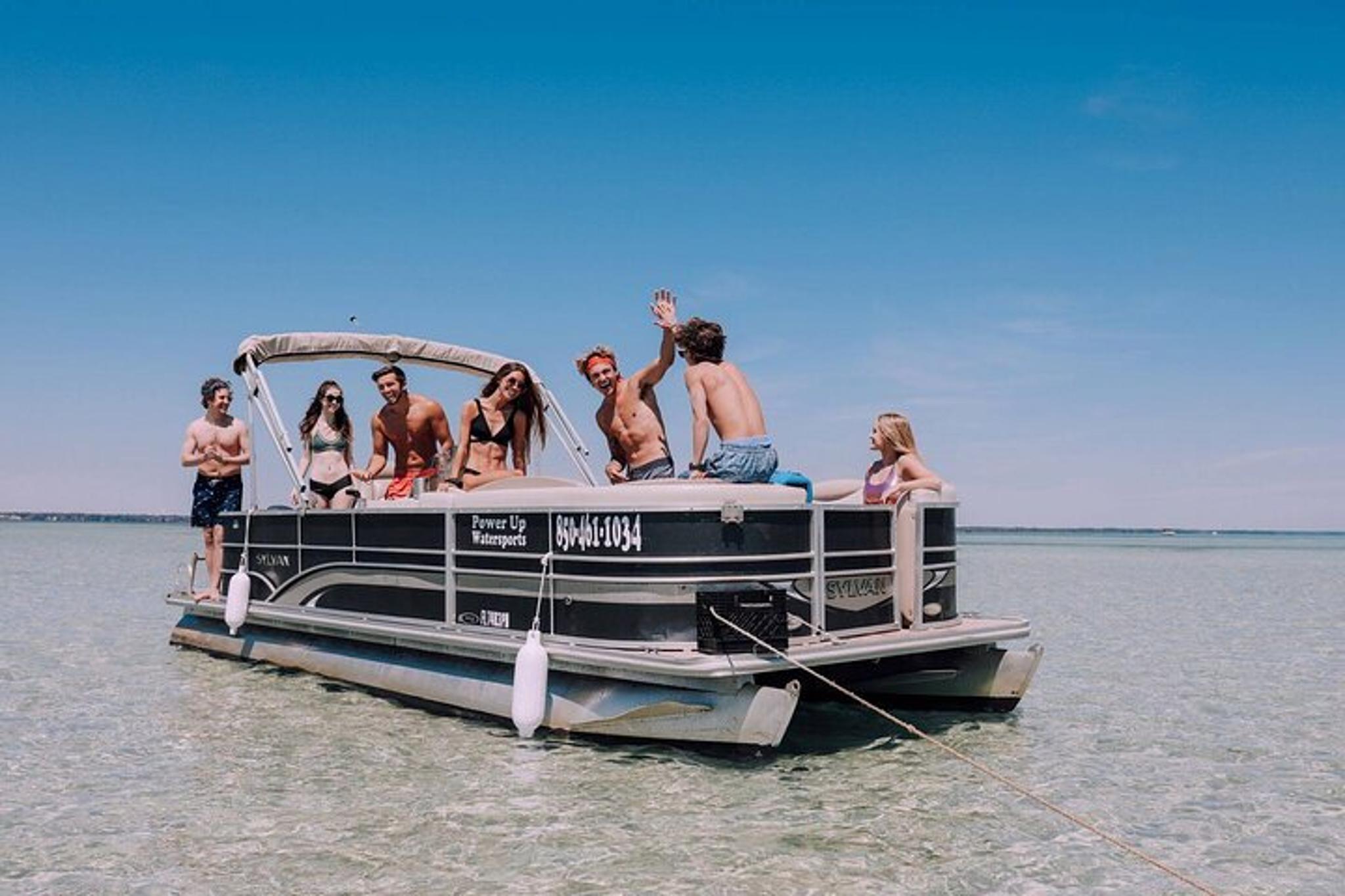 Fort Walton Beach Pontoon Boat Rental to Crab Island - Image 2