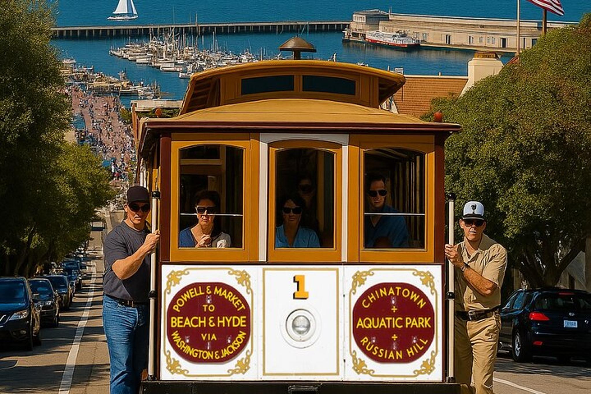 San Francisco Cable Car and Alcatraz Tour - Image 1