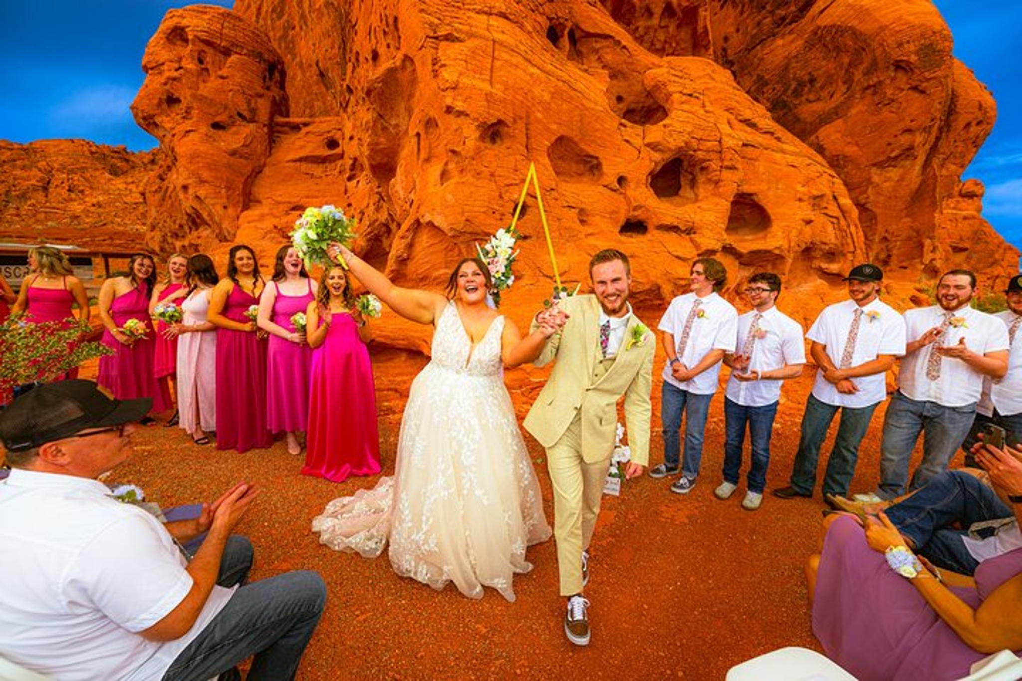Las Vegas Valley of Fire Wedding Ceremony - Image 1